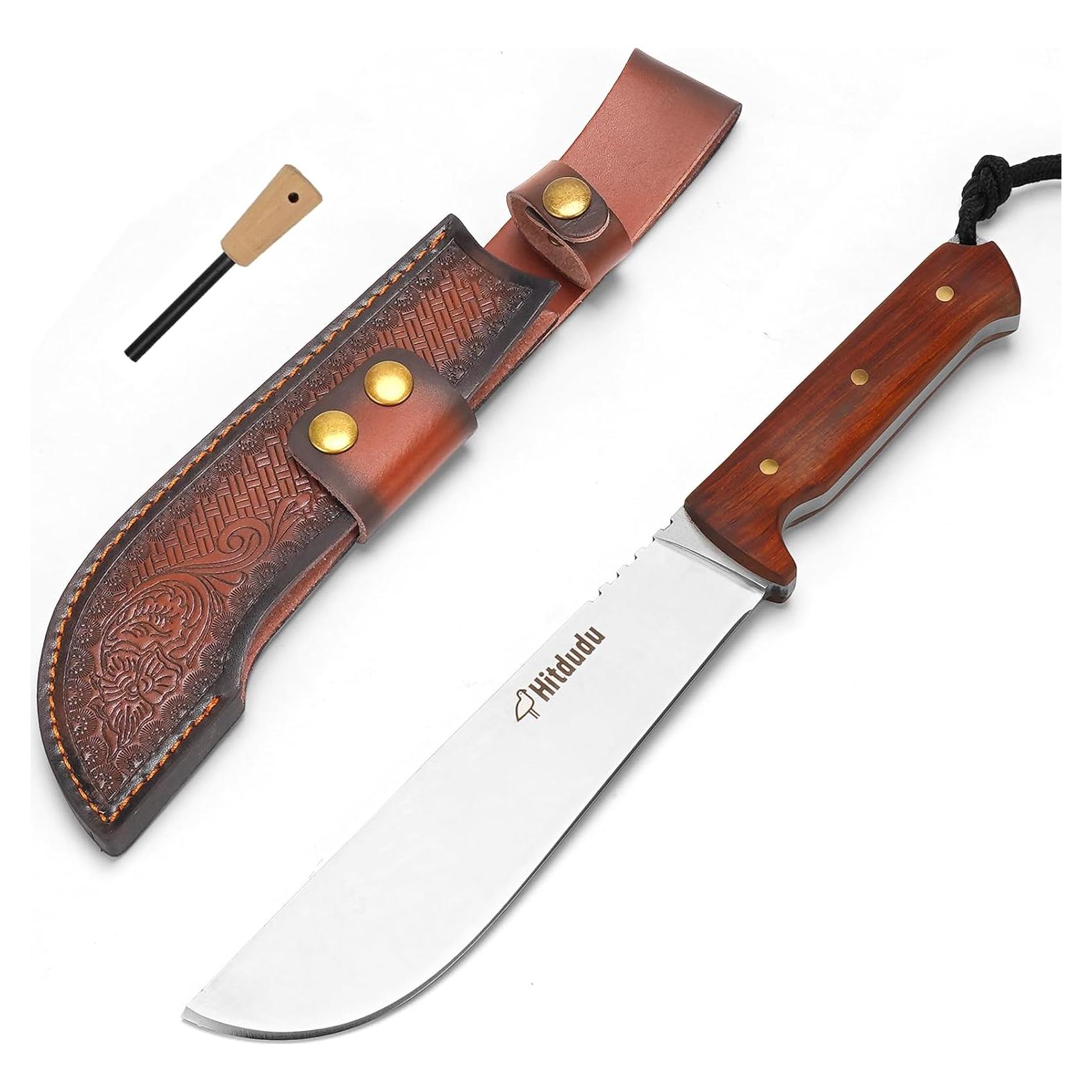 Machete Hitdudu W-Mcht 34.93 cm con Funda de Cuero