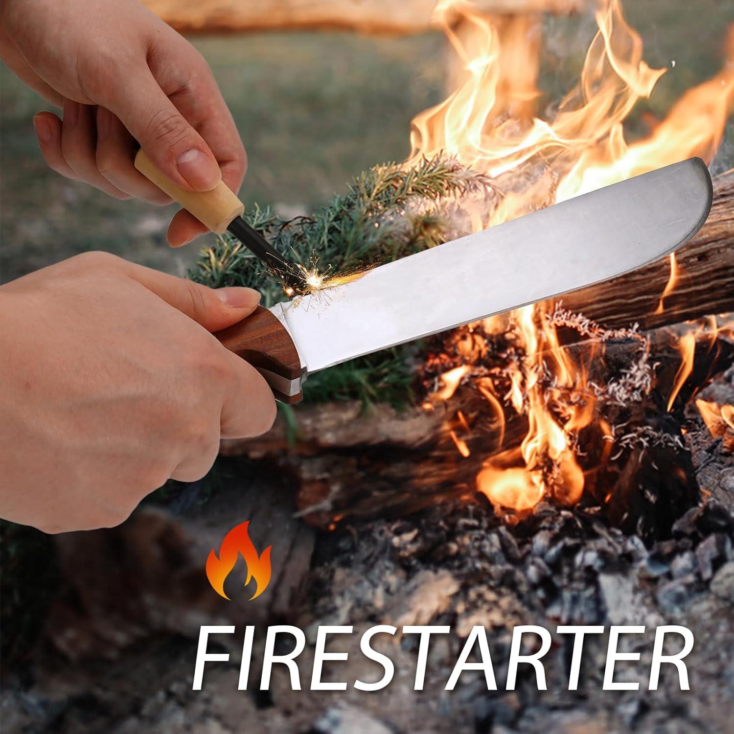 Machete Hitdudu W-Mcht 34.93 cm con Funda de Cuero