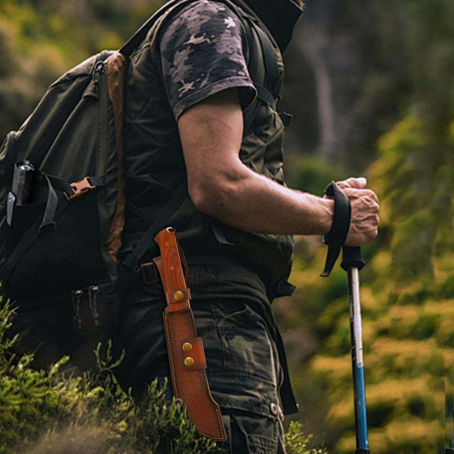 Machete Hitdudu W-Mcht 34.93 cm con Funda de Cuero