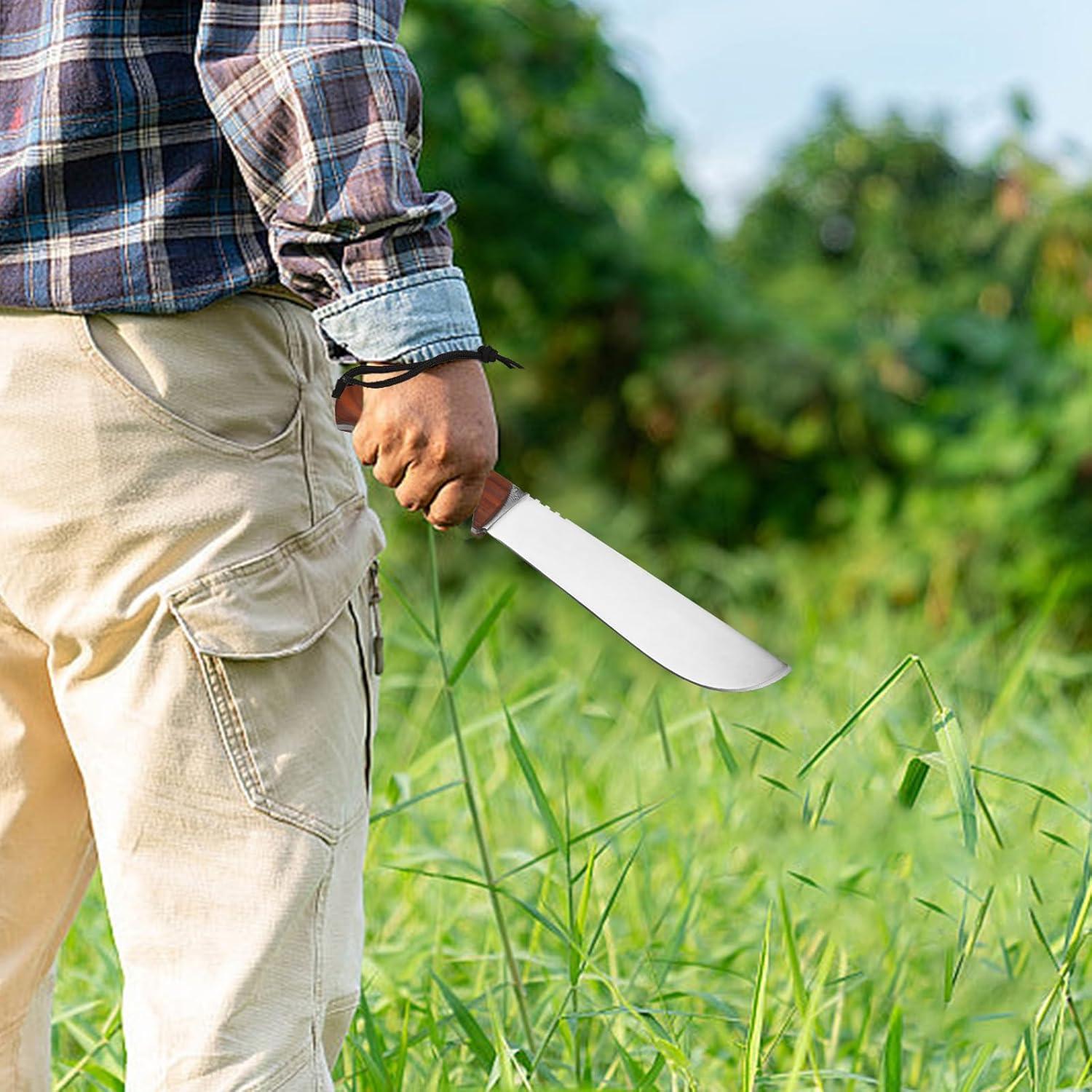 Machete Hitdudu W-Mcht 34.93 cm con Funda de Cuero