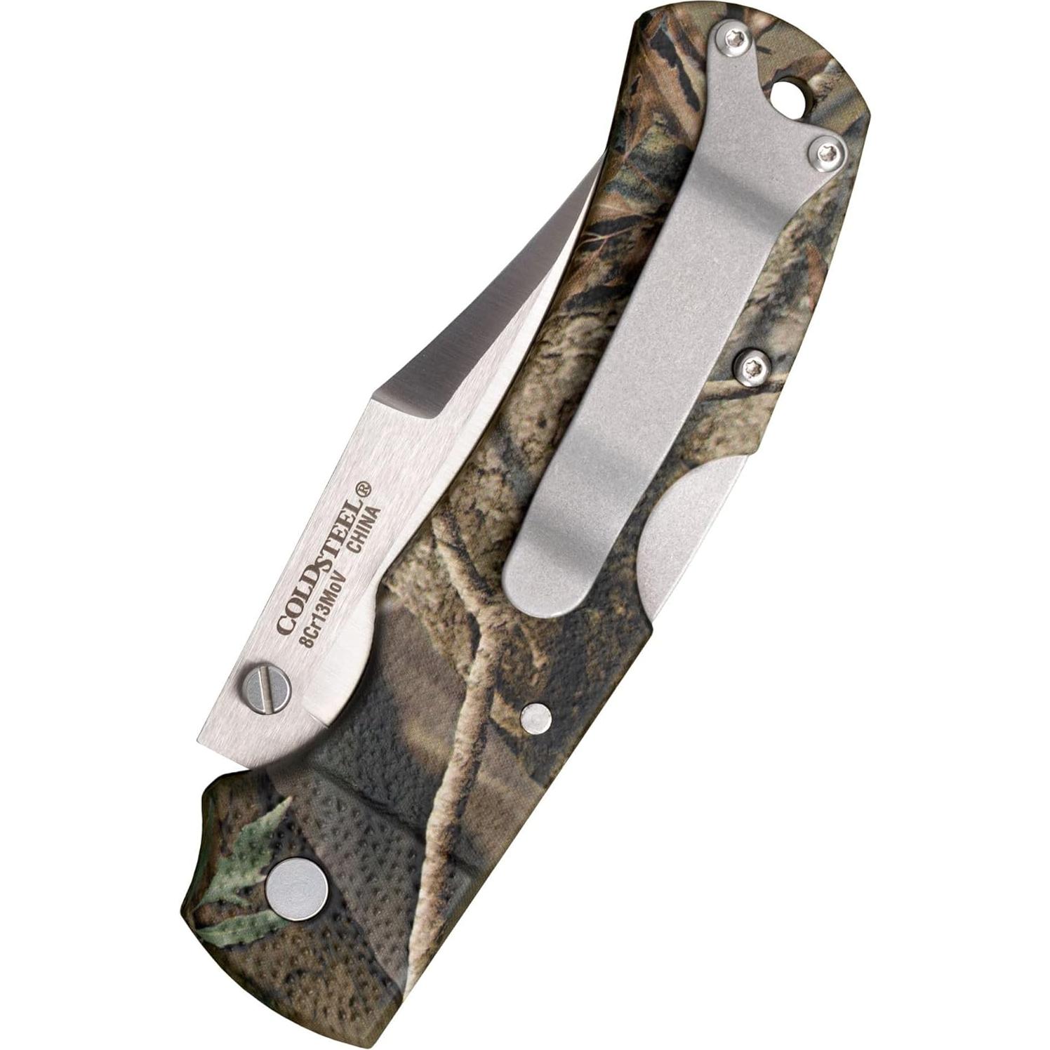 Cuchillo de Caza Cold Steel CS-23JE Doble Seguro Camuflaje 21.3 cm