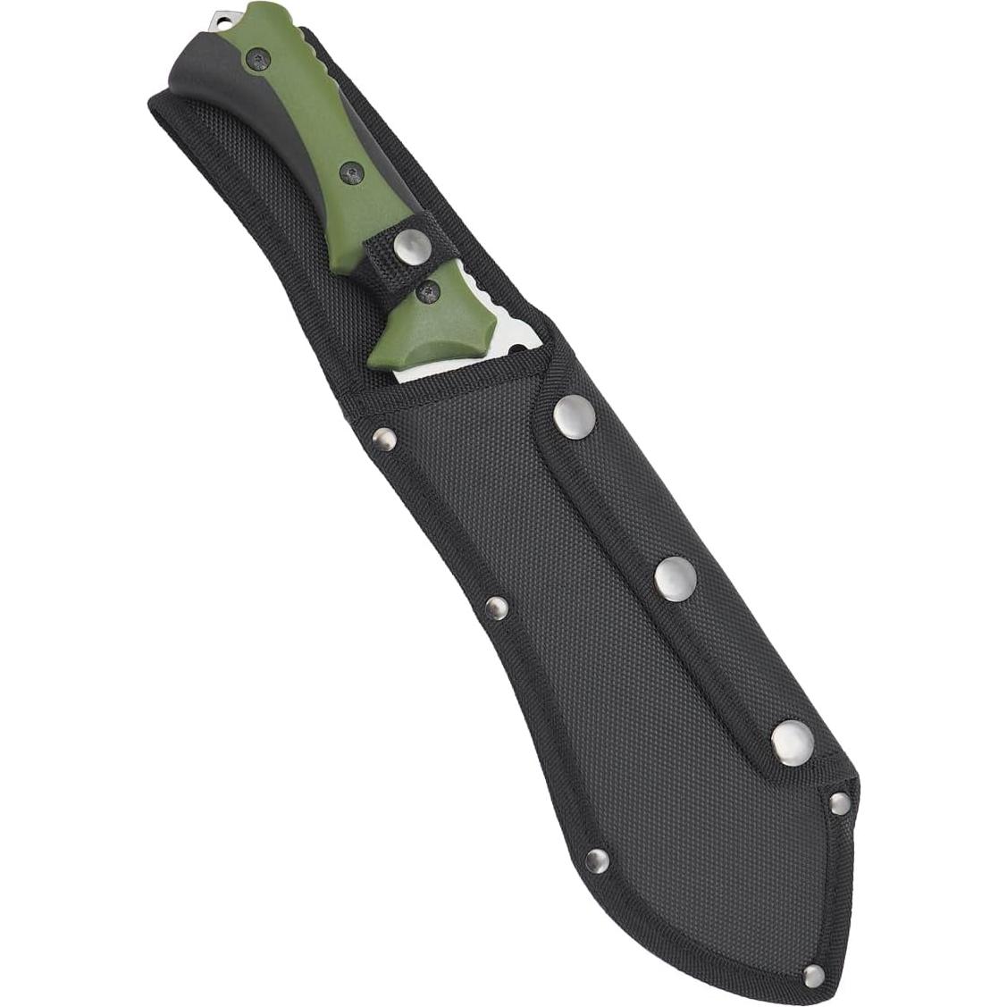 Machete táctico HOKC Taiga-N 37cm Verde/Negro