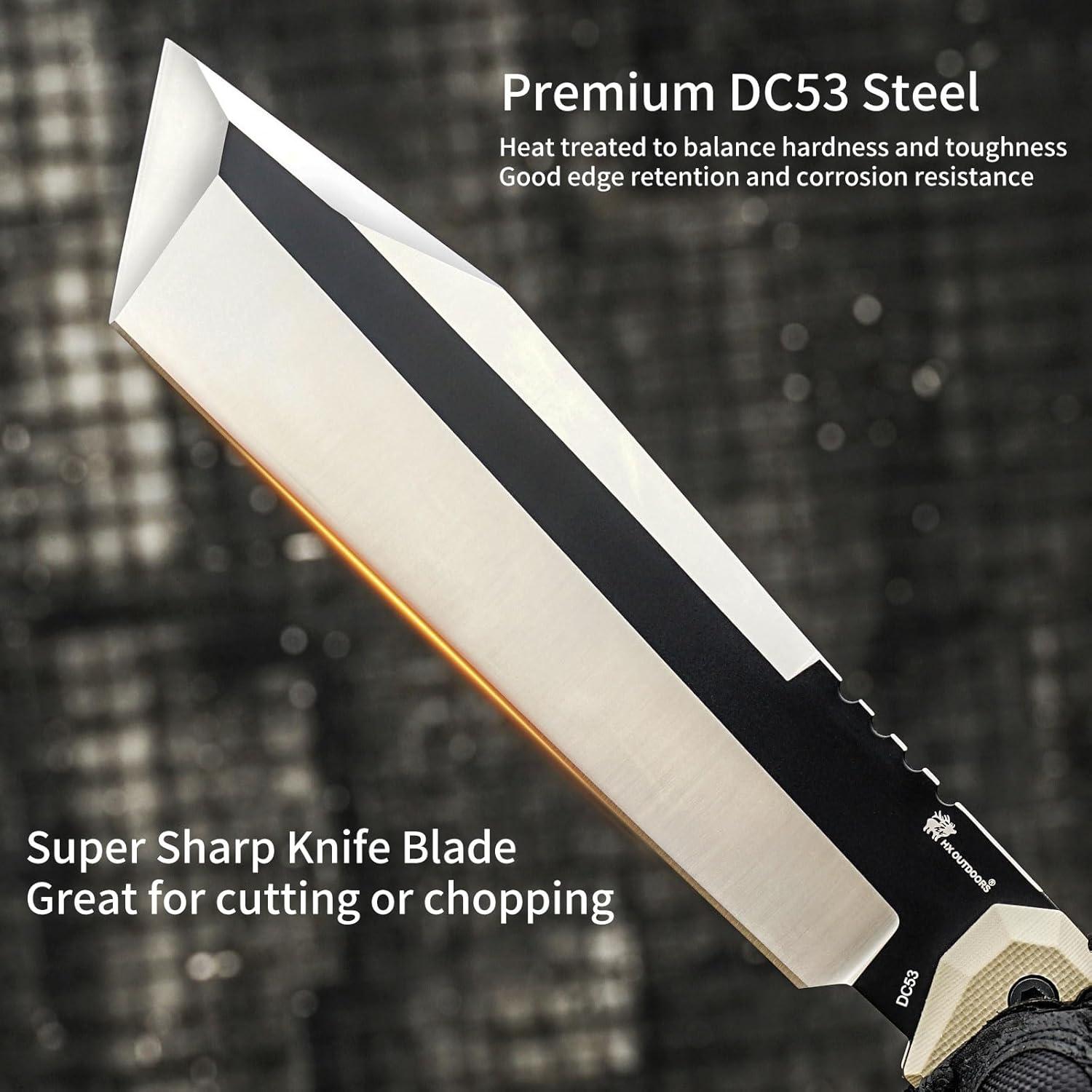 Machete de Camping HX OUTDOORS D-293 35.5 cm Acero DC53