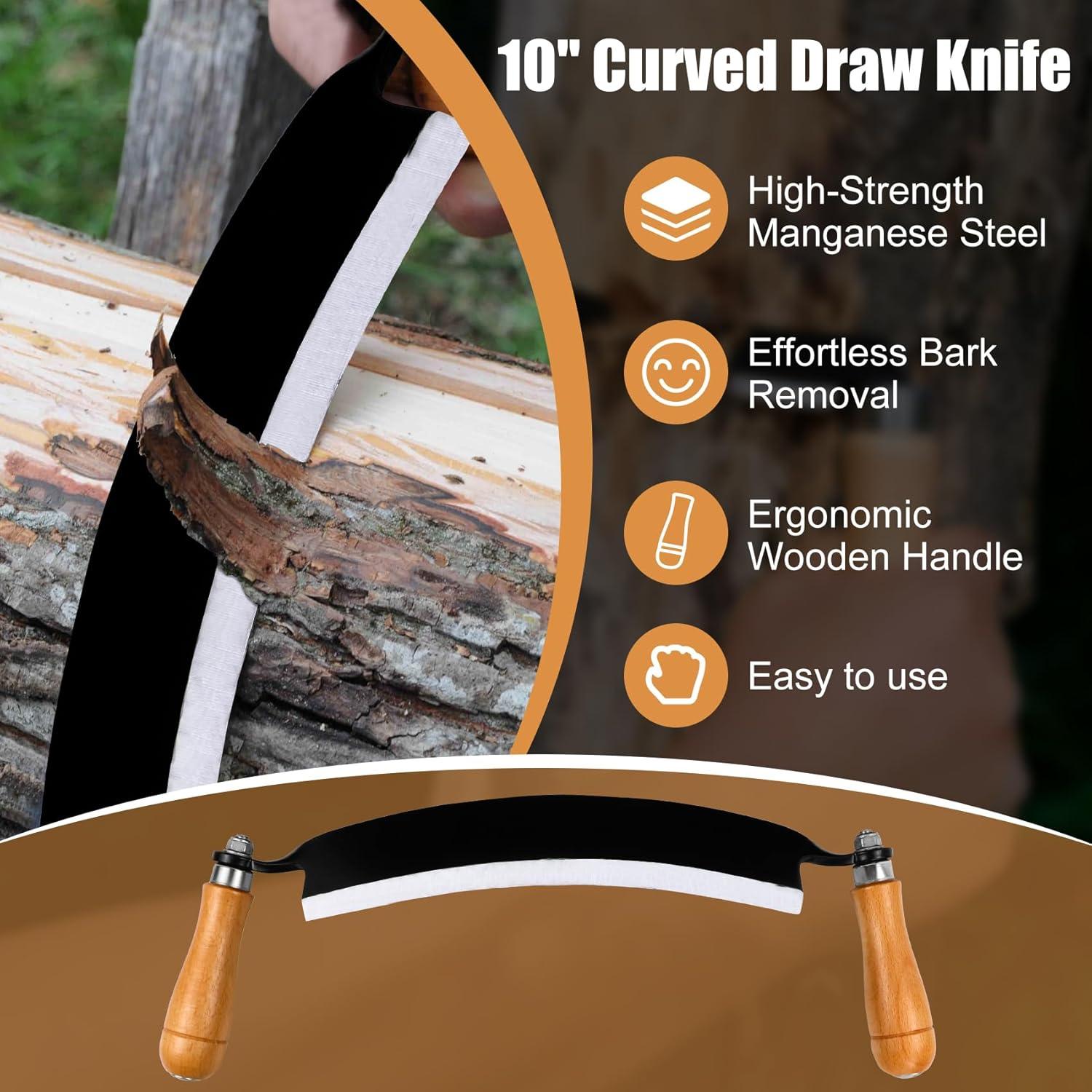 Cuchillo de Desbaste Curvado Beendou 25.4cm Mango Ergonómico