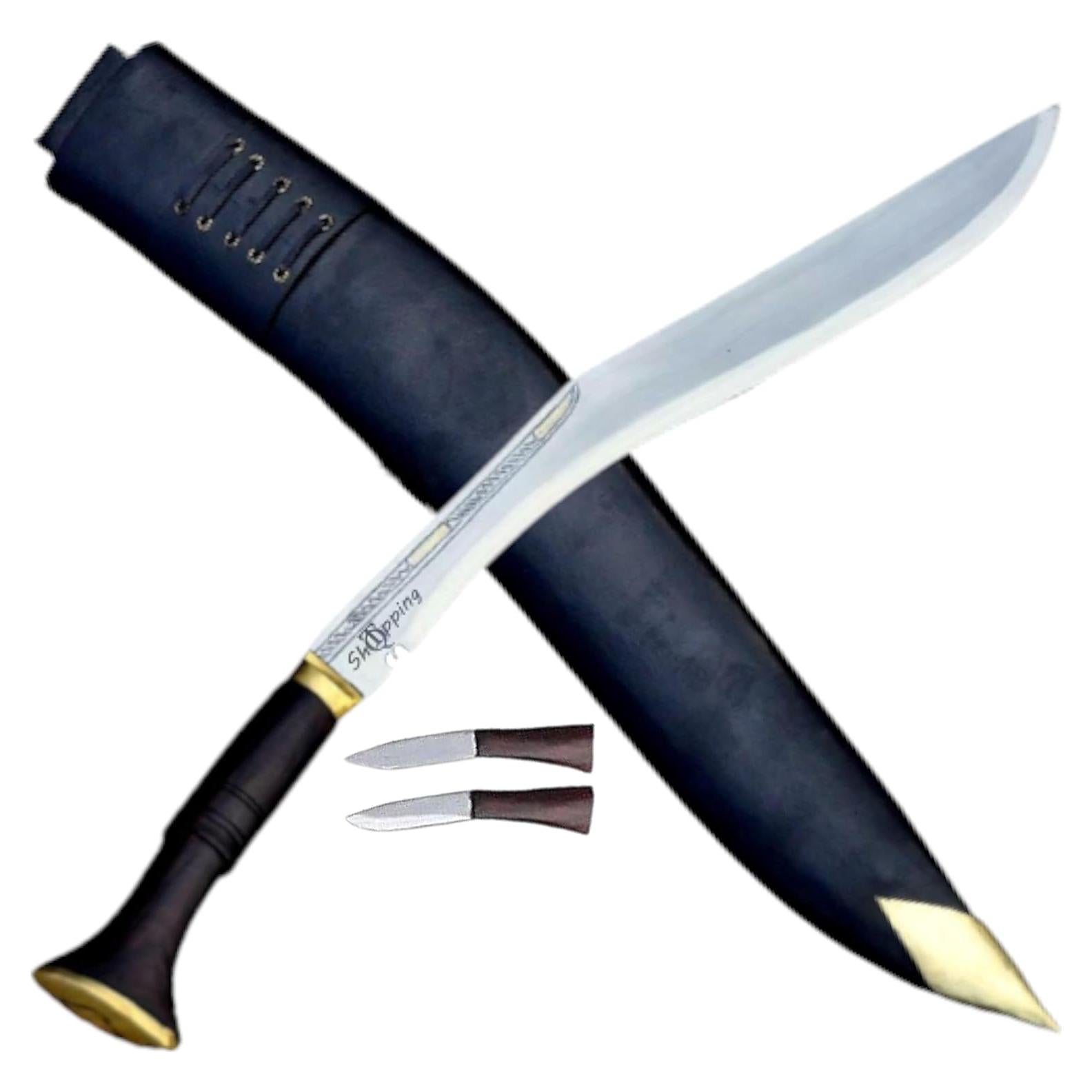 Cuchillo Kukri Gurkha QT Sirupate 43 cm Hoja Fija con Funda