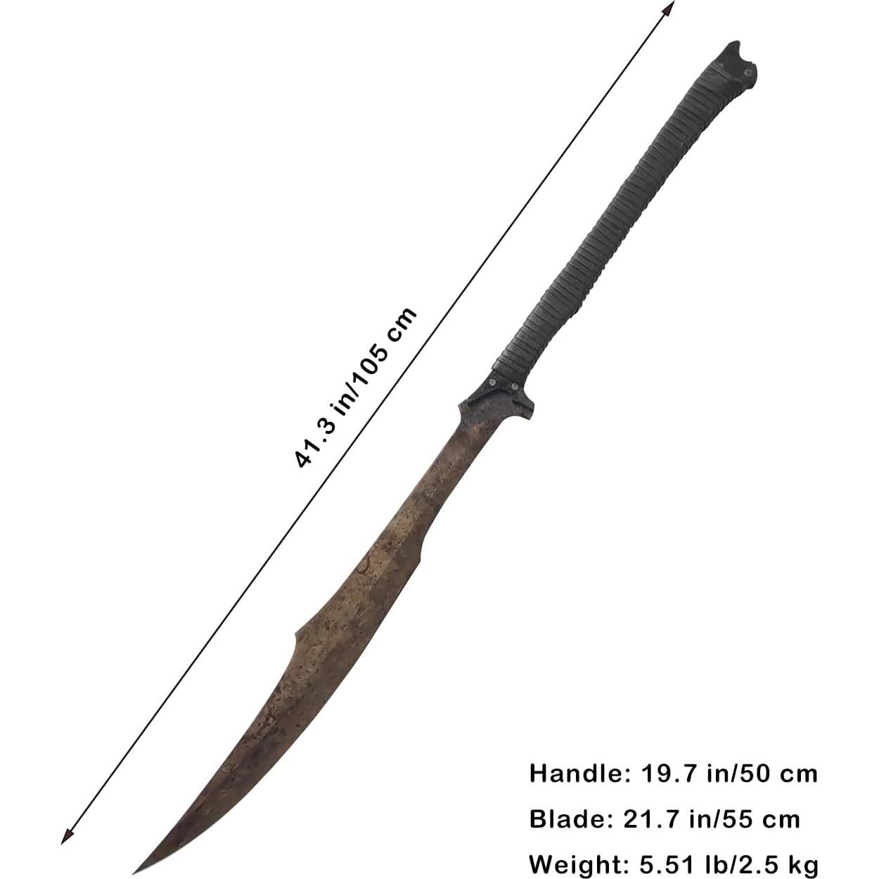 Espada Machete Claymeur FK-0195 Acero Carbono 105 cm con Funda