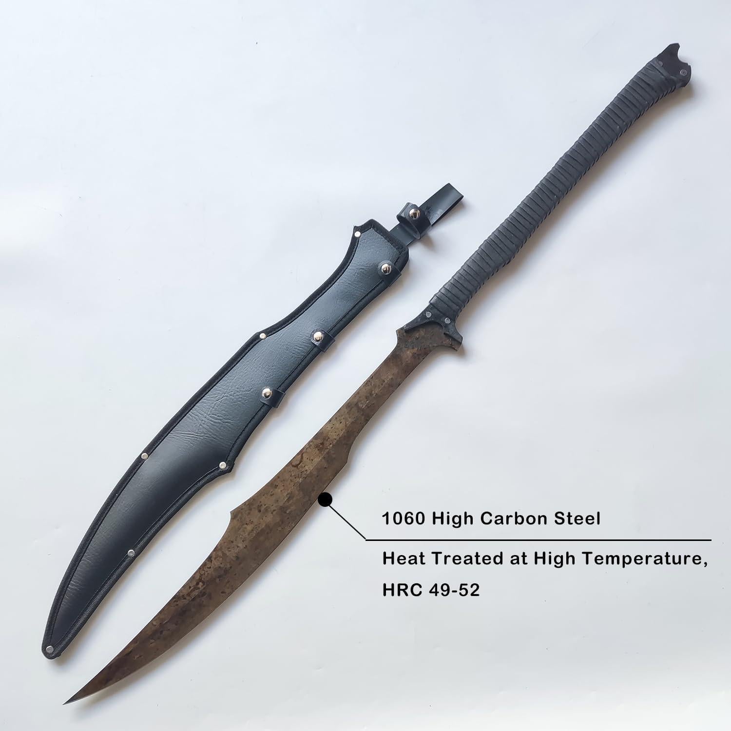 Espada Machete Claymeur FK-0195 Acero Carbono 105 cm con Funda