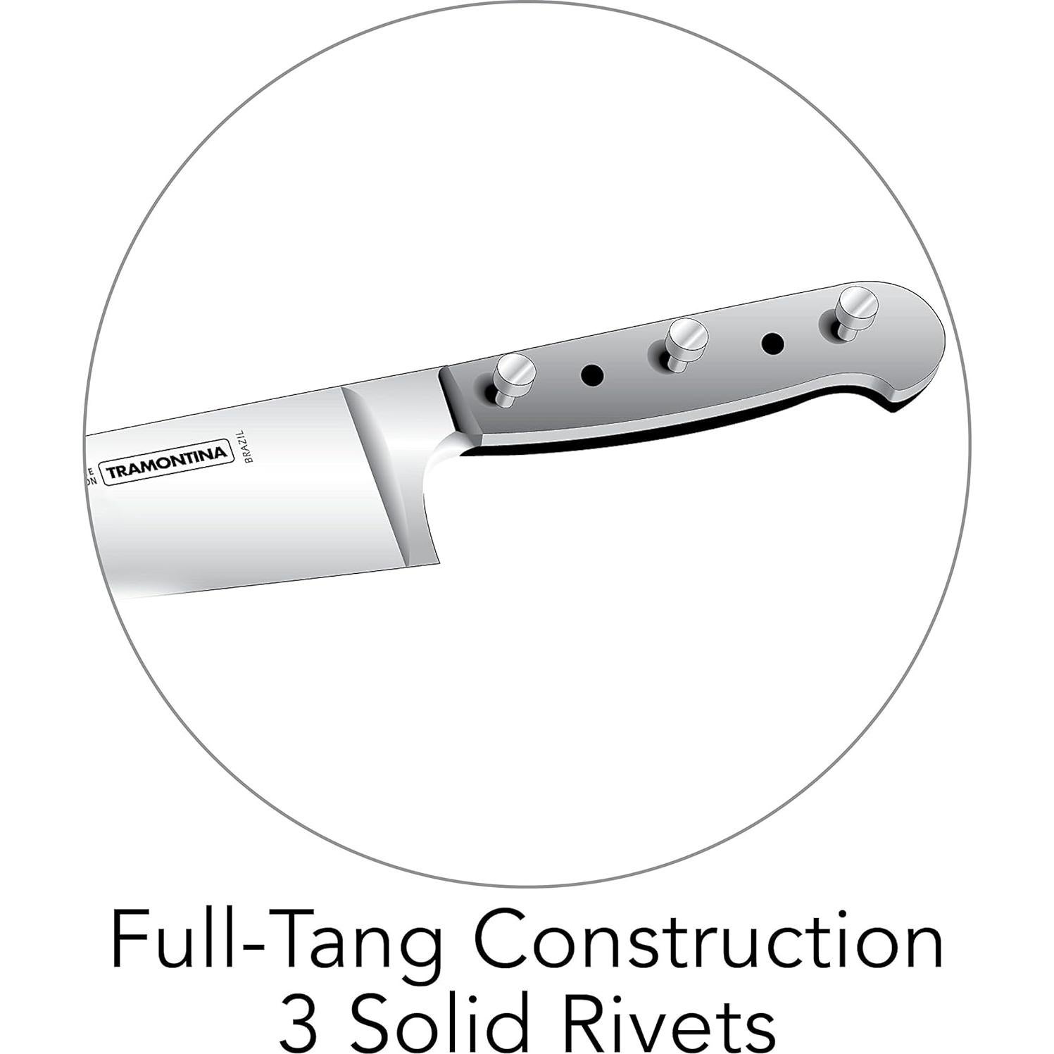 Cuchillo de Chef Tramontina 25.4 cm Forjado Acero Inoxidable