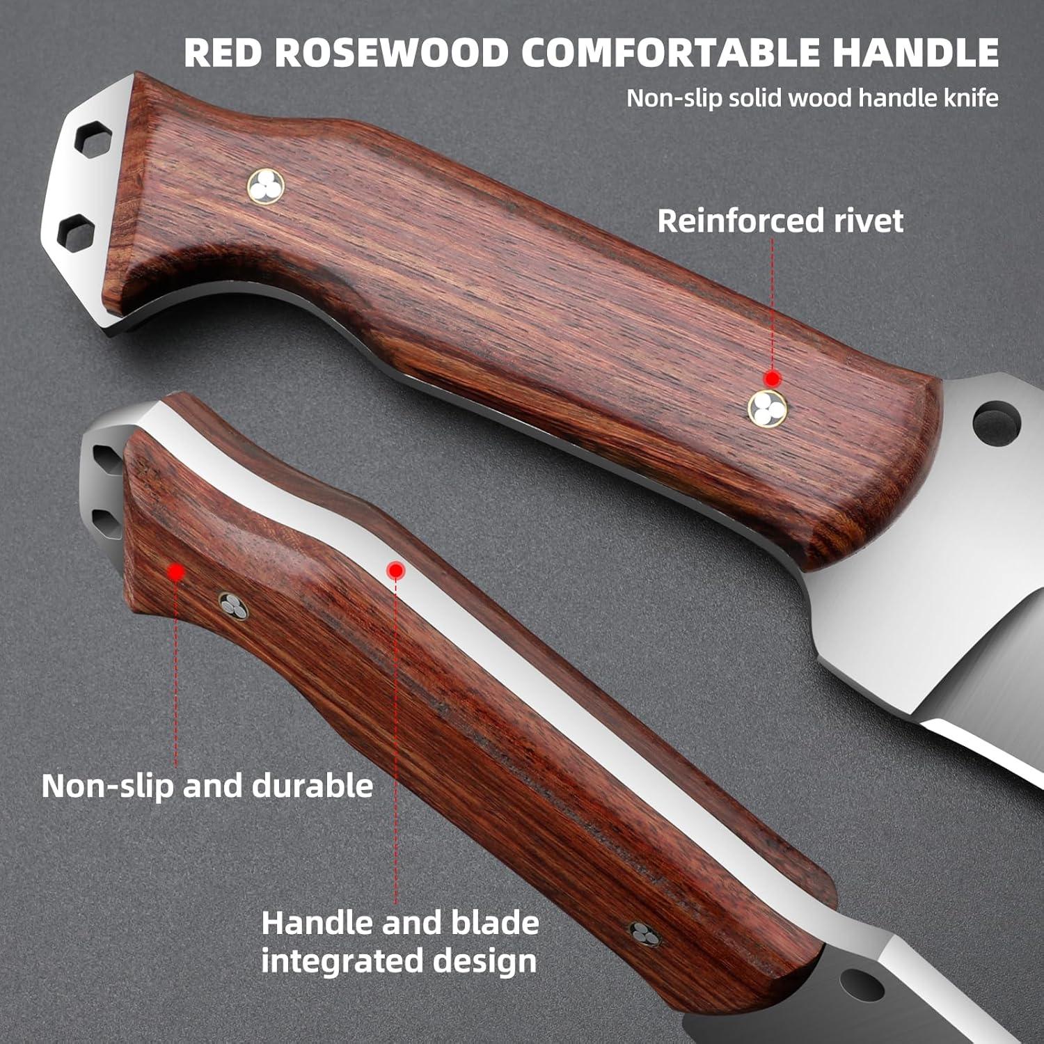 Machete de Exterior SXDGS con Funda 33.4cm Acero Inoxidable