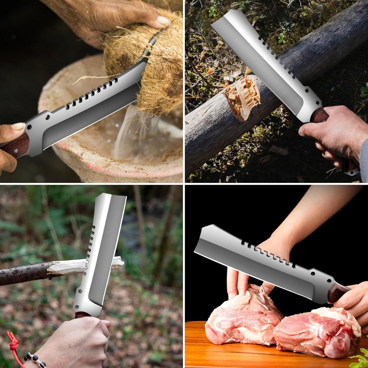 Machete de Exterior SXDGS con Funda 33.4cm Acero Inoxidable