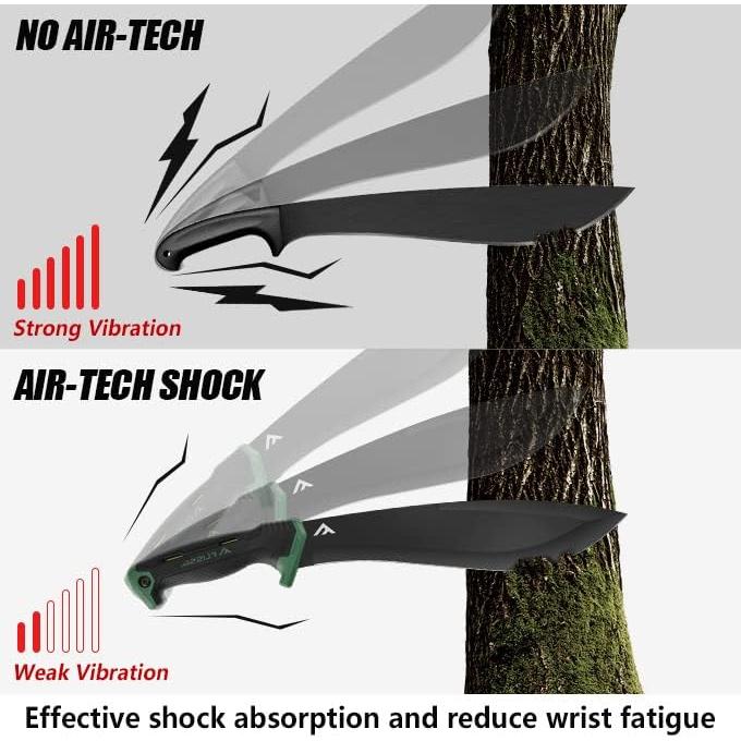 Cuchillo de Caza Bowie y Machete FLISSA - Acero Inoxidable