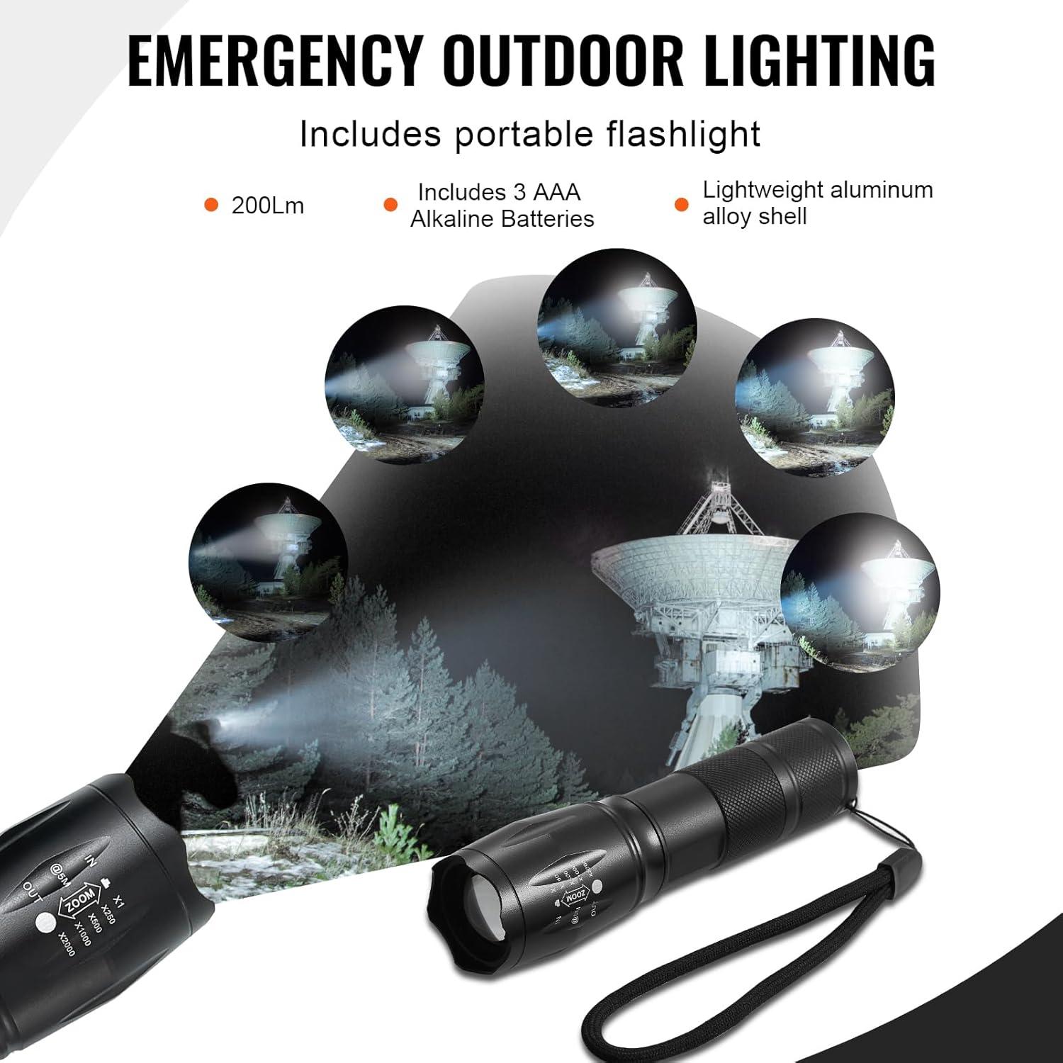 Conjunto de Hacha y Cuchillo de Camping VEVOR 40.64 cm