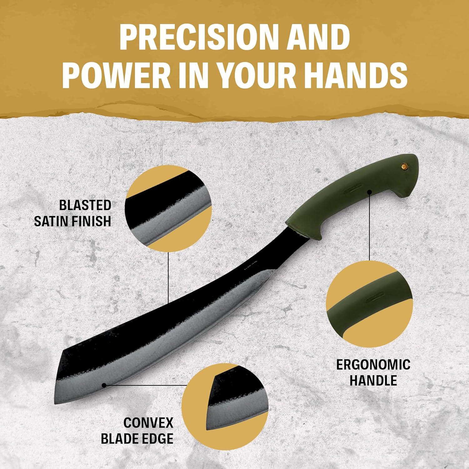 Machete Parang Bushcraft Condor CTK42313HC 33cm Acero Carbono