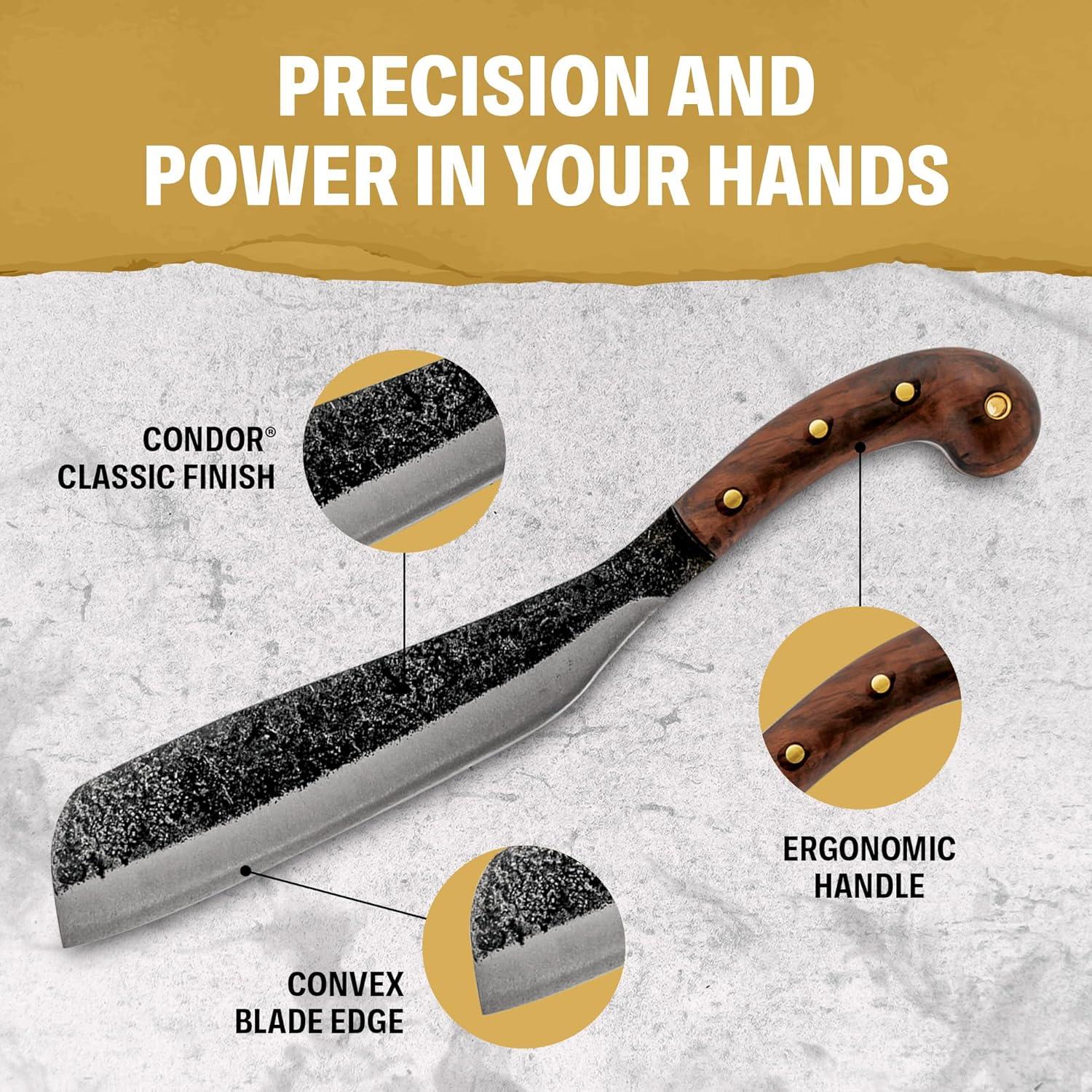 Machete Parang Condor CTK41912HC 30.48 cm Acero al Carbono