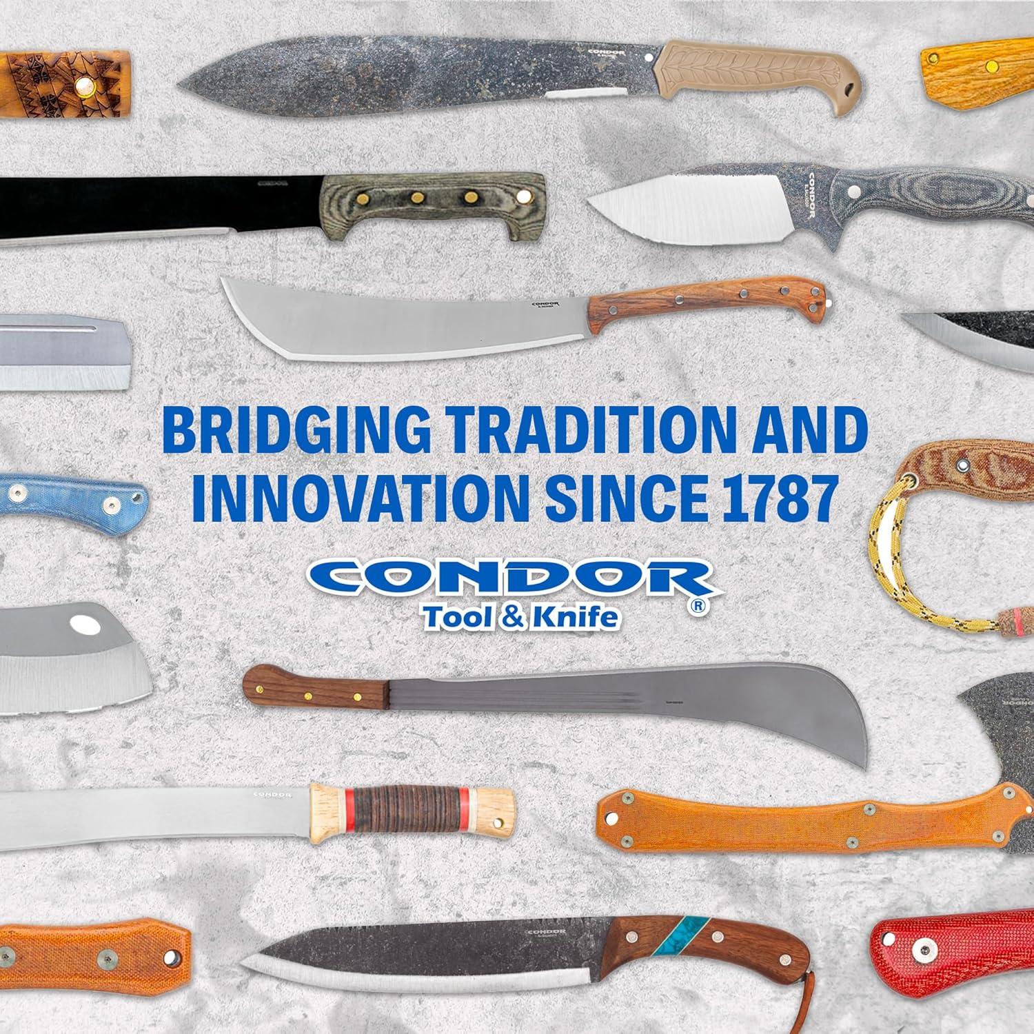 Machete Parang Condor CTK41912HC 30.48 cm Acero al Carbono