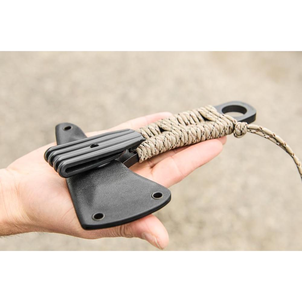 Cuchillo Fijo TOPS Microhawk 17.5 cm Acero al Carbono Negro