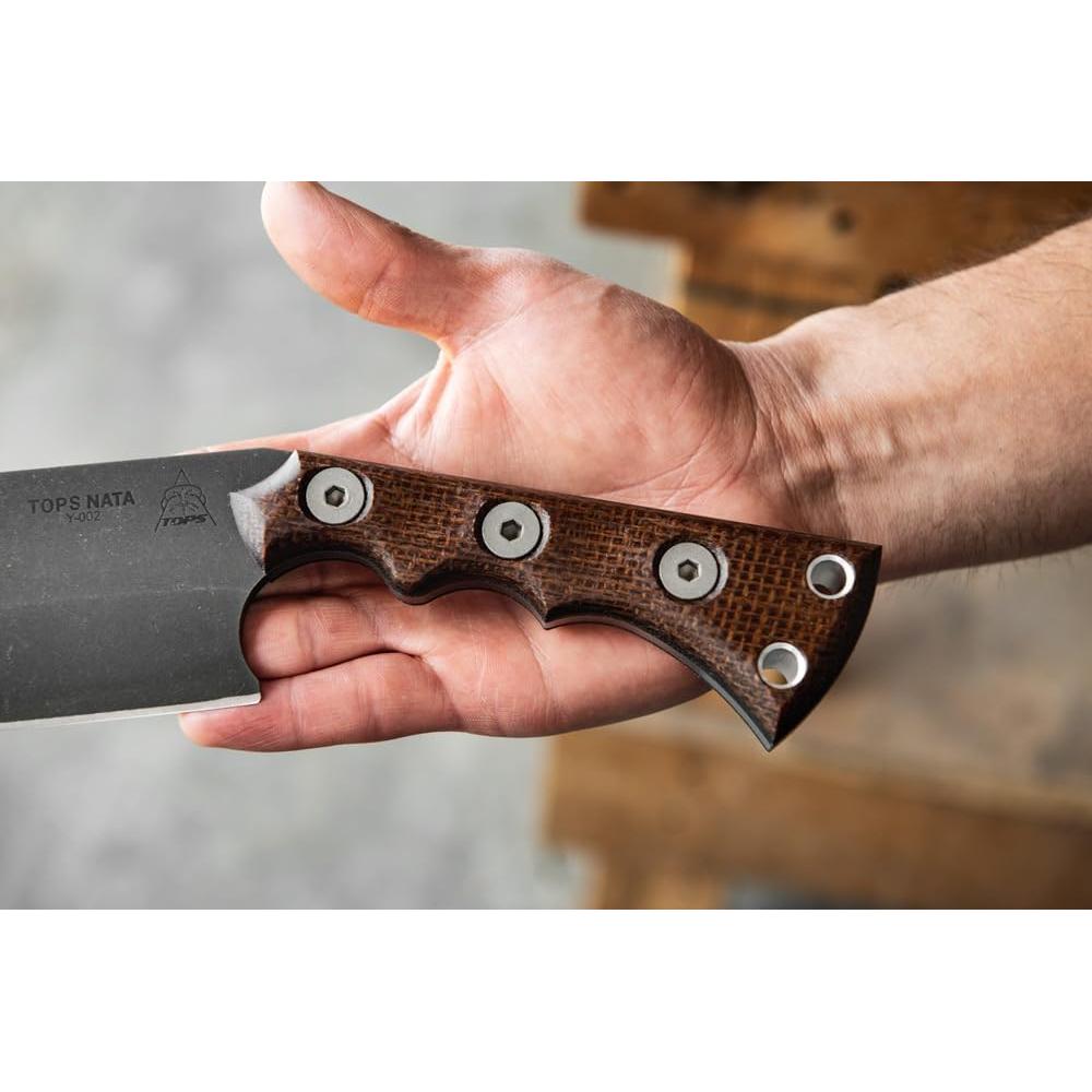 Cuchillo Fijo TOPS Knives NATA 16.51 cm Bronce Medianoche