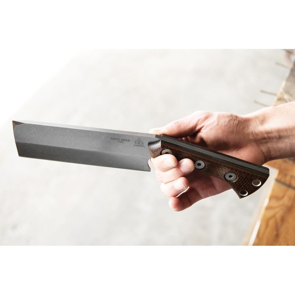 Cuchillo Fijo TOPS Knives NATA 16.51 cm Bronce Medianoche