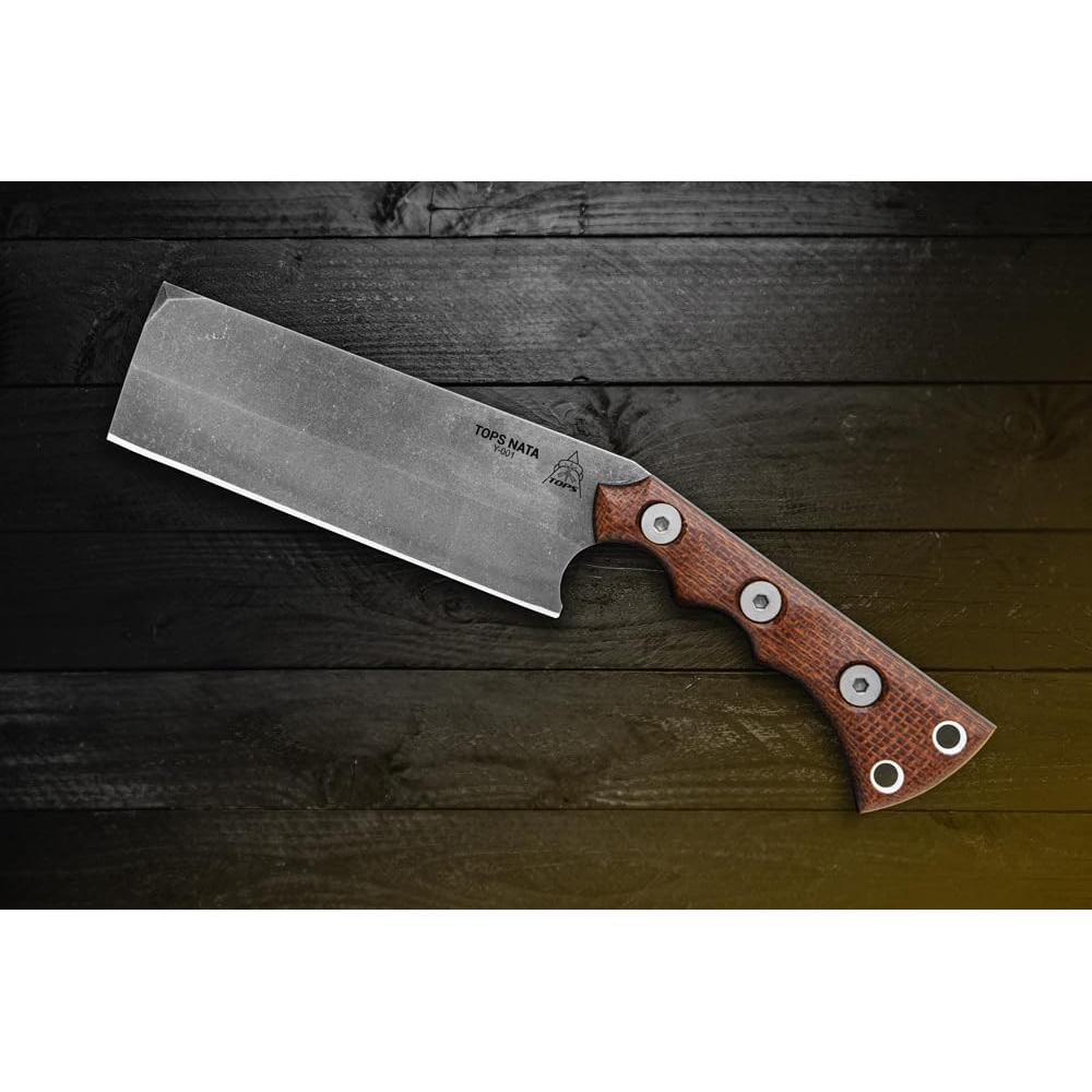 Cuchillo Fijo TOPS Knives NATA 16.51 cm Bronce Medianoche