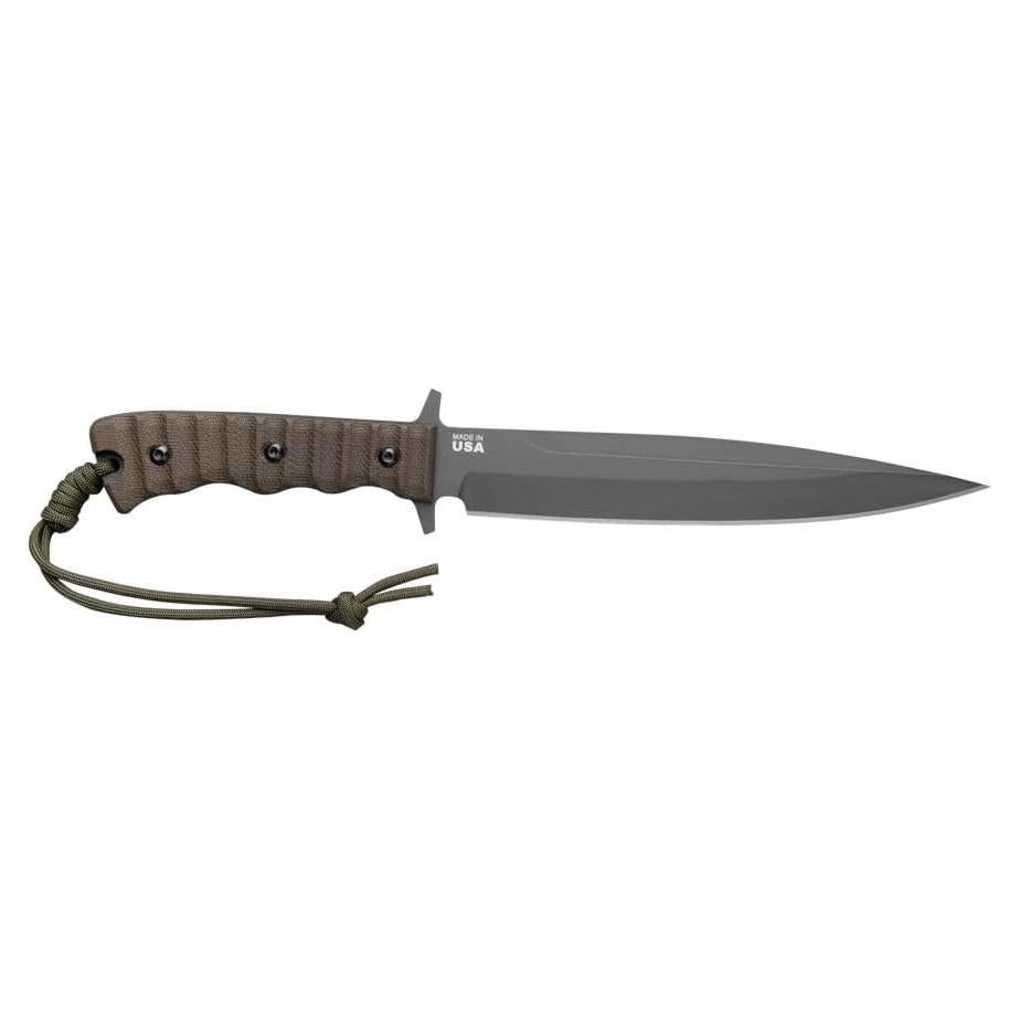 Cuchillo de Caza TOPS 19 cm Acero al Carbono con Funda