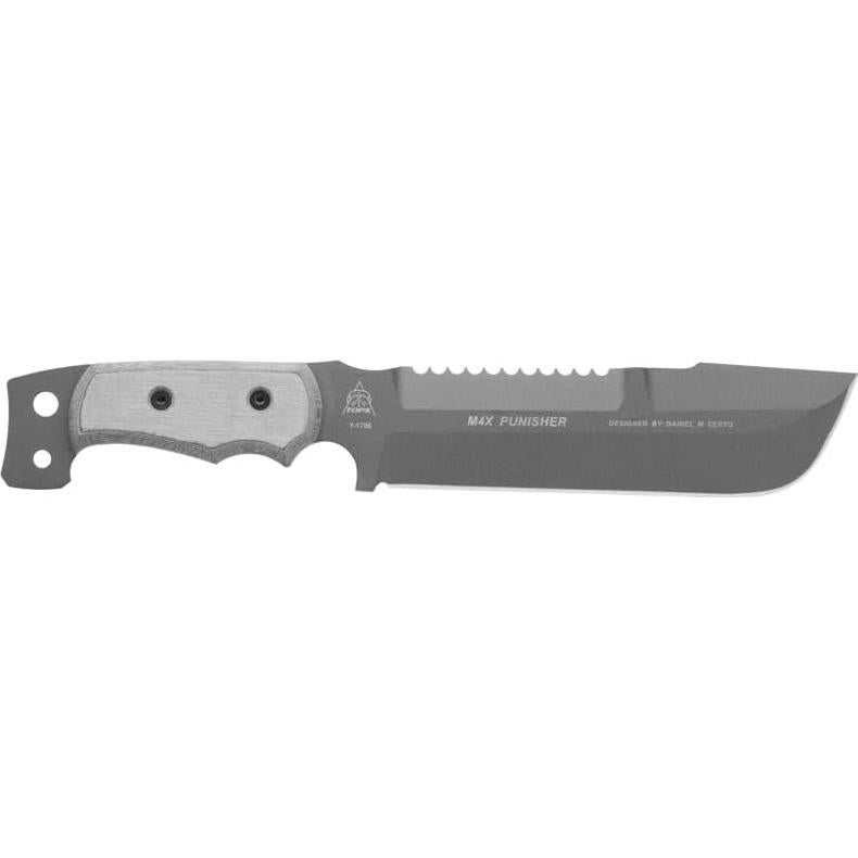 Cuchillo de hoja fija Tops Knives M4X Punisher 21.6 cm