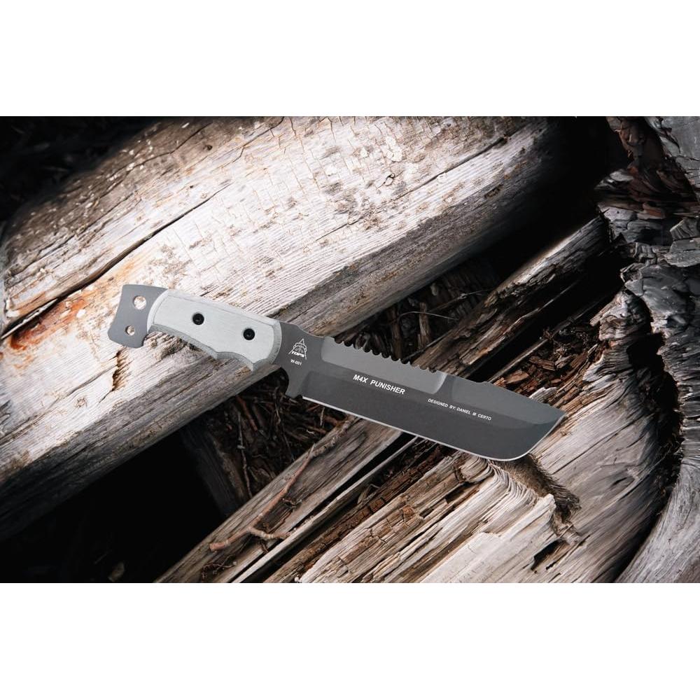 Cuchillo de hoja fija Tops Knives M4X Punisher 21.6 cm