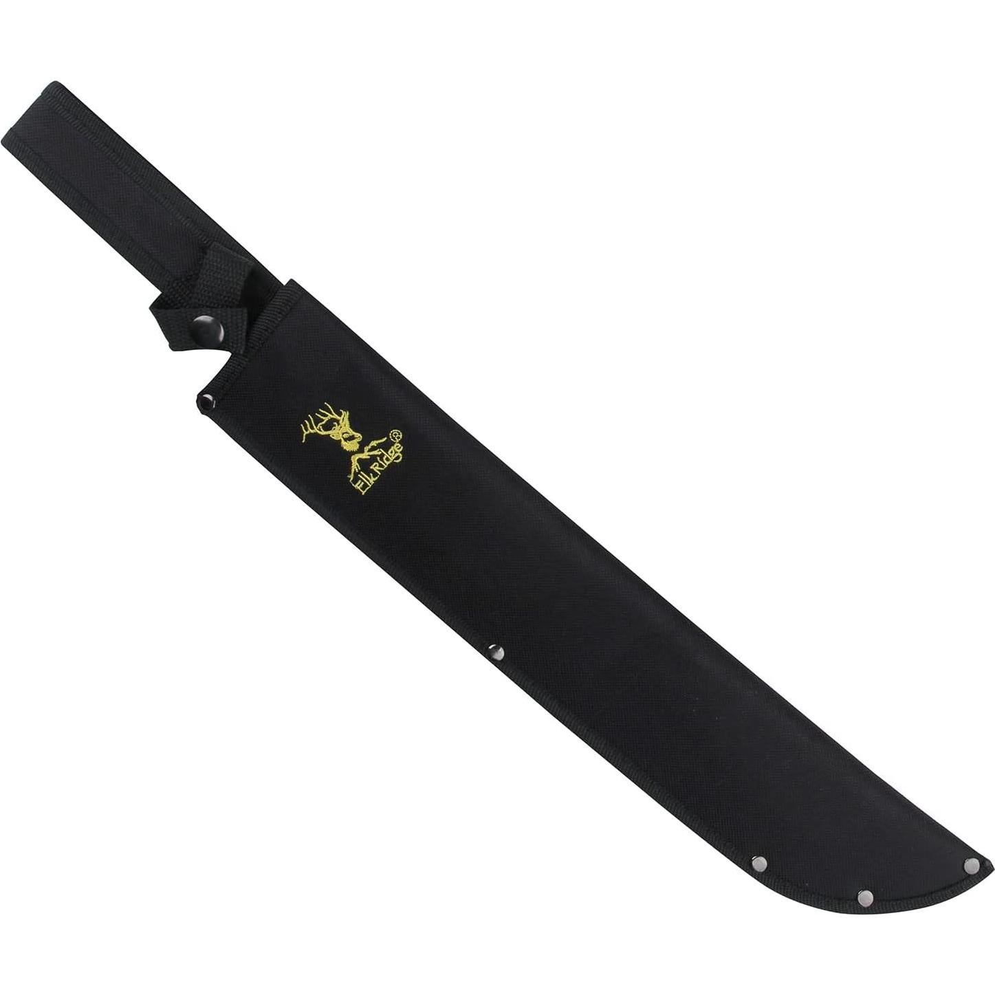 Machete Elk Ridge ER-279S 54.61 cm Acero Inoxidable Naranja