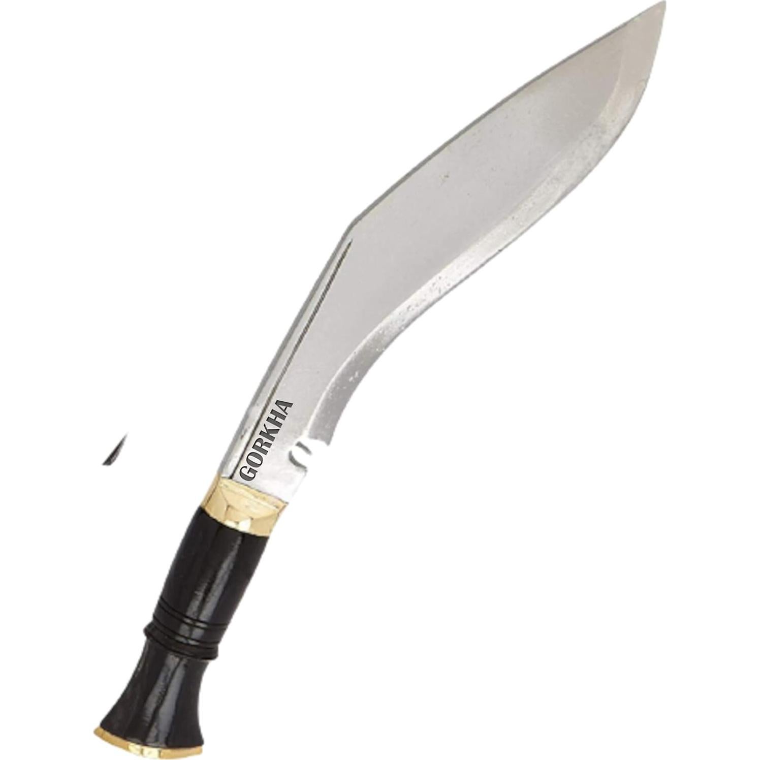 Cuchillo Kukri Gorkha 38.1 cm Acero al Carbono Hecho a Mano