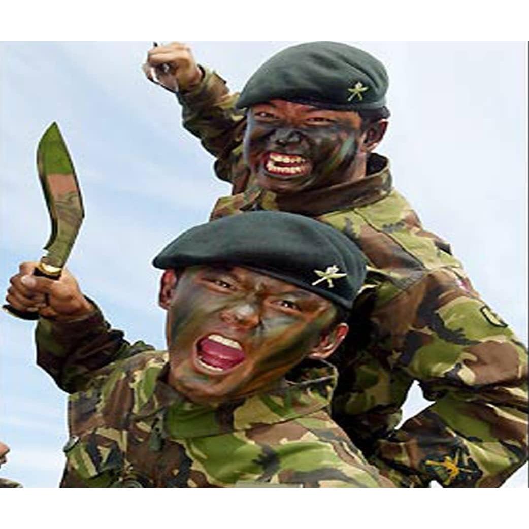 Cuchillo Kukri Gorkha 38.1 cm Acero al Carbono Hecho a Mano