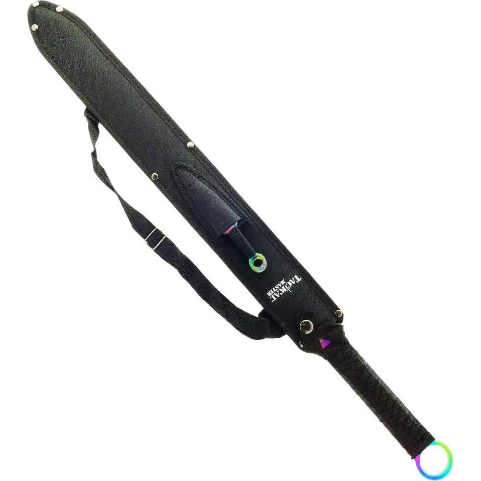 Juego de Machetes Tácticos Tactical Master con Cuchillos de Lanzamiento