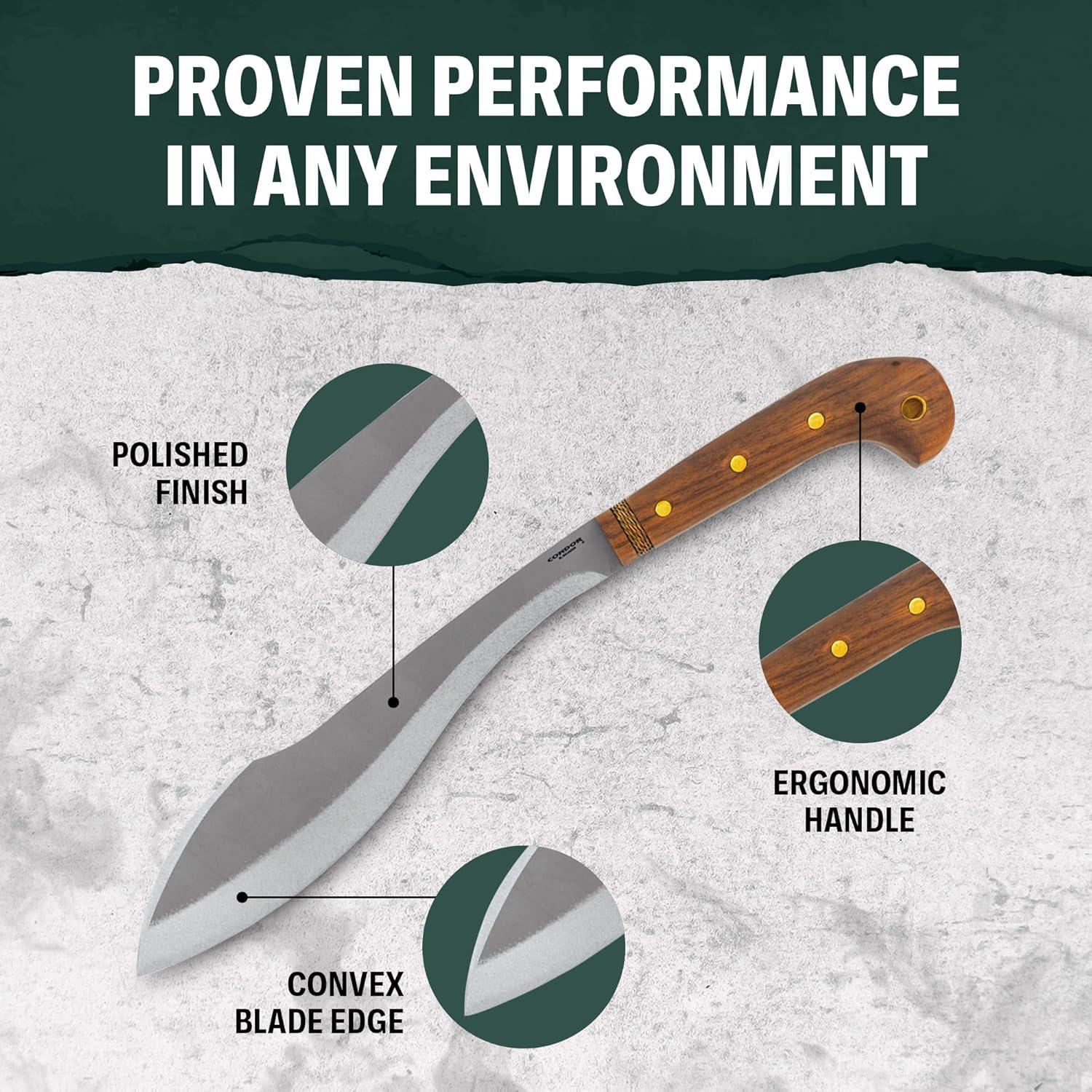 Machete de Exterior Condor CTK2817117HC 30.5cm Acero Carbono