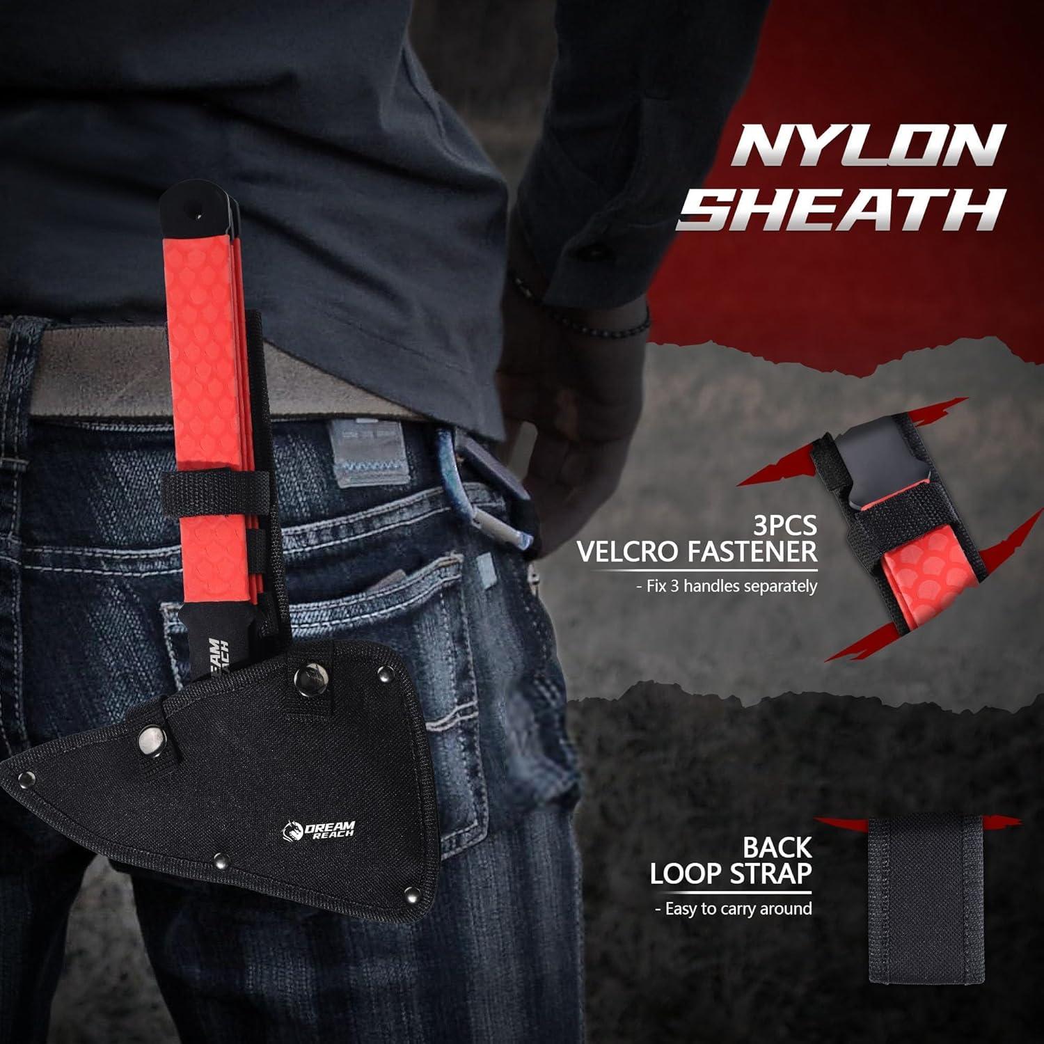 Juego de Hachas de Lanzamiento Dream Reach - 3 Piezas con Funda