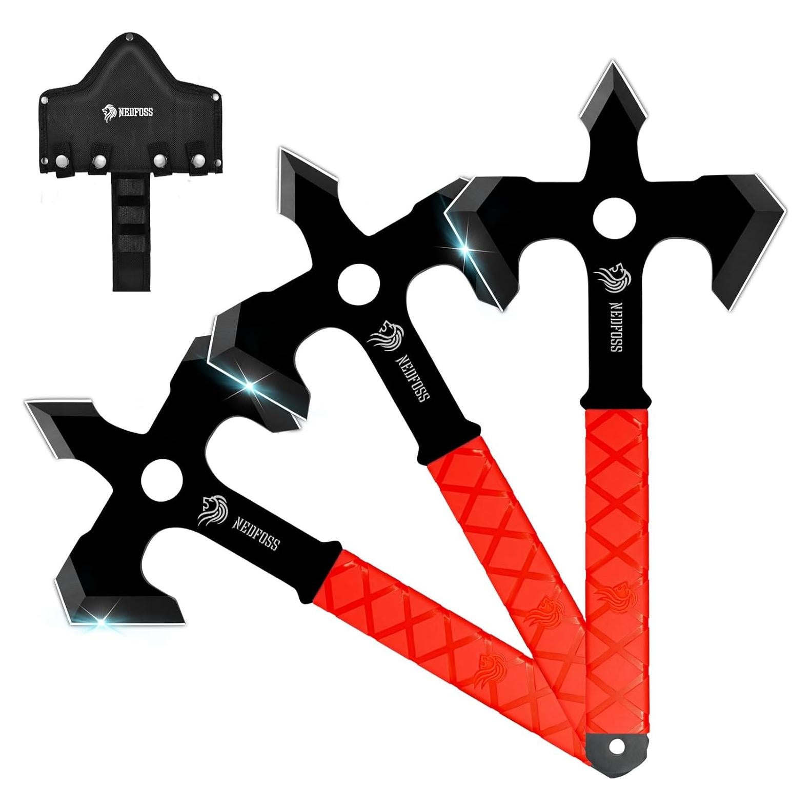 Set de Hachas de Lanzamiento NedFoss 3 Piezas con Funda