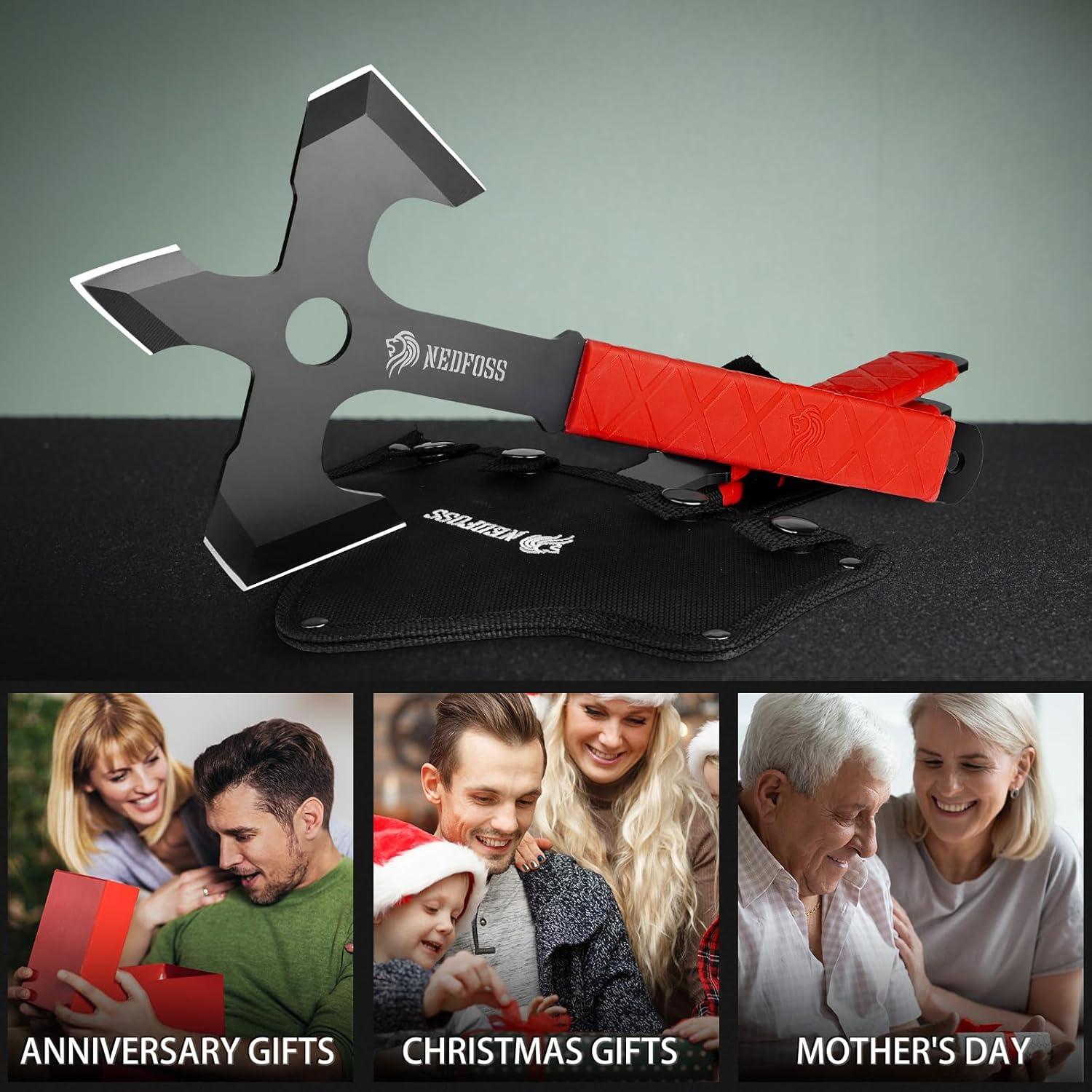 Set de Hachas de Lanzamiento NedFoss 3 Piezas con Funda