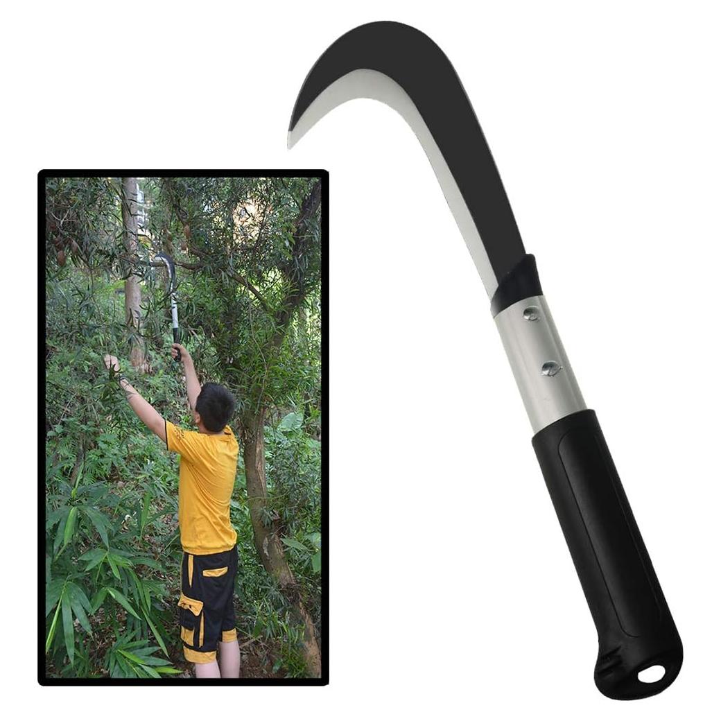 Machete de Hoz KEYI 50.8 cm con Mango de Aluminio y Hoja de Acero