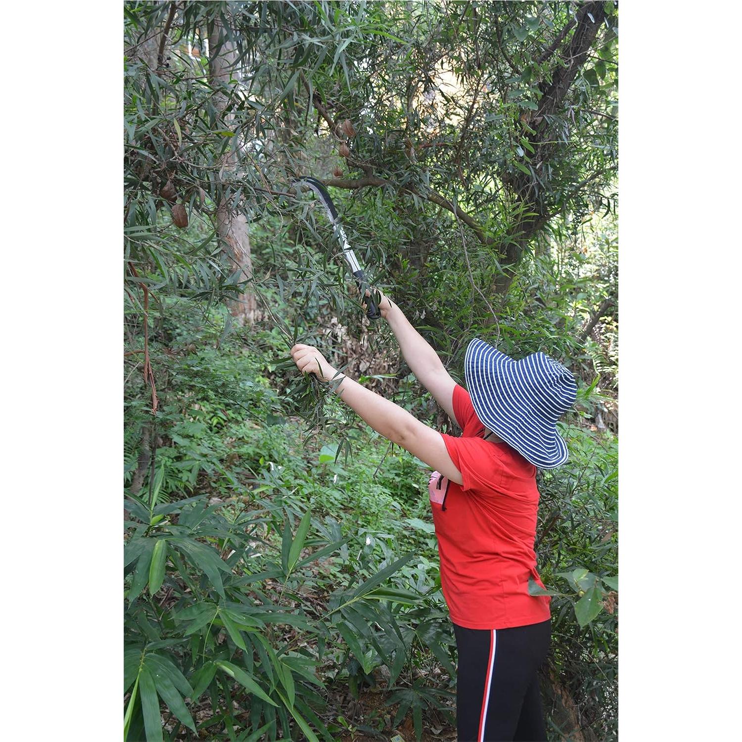 Machete de Hoz KEYI 50.8 cm con Mango de Aluminio y Hoja de Acero