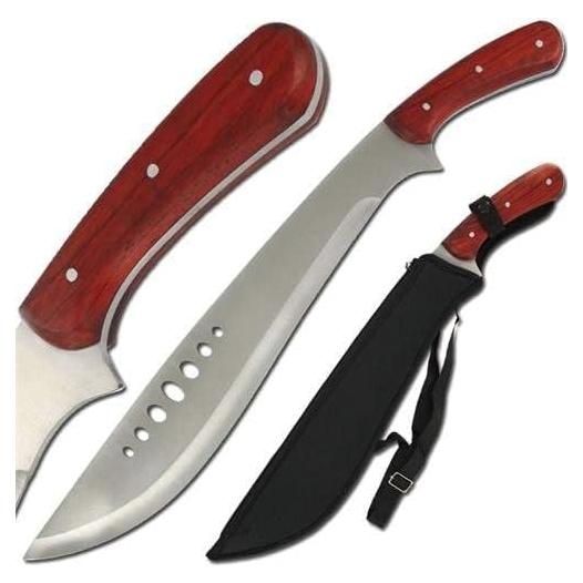 Machete Kukri Guerrero Medieval 38.1 cm Acero Inoxidable