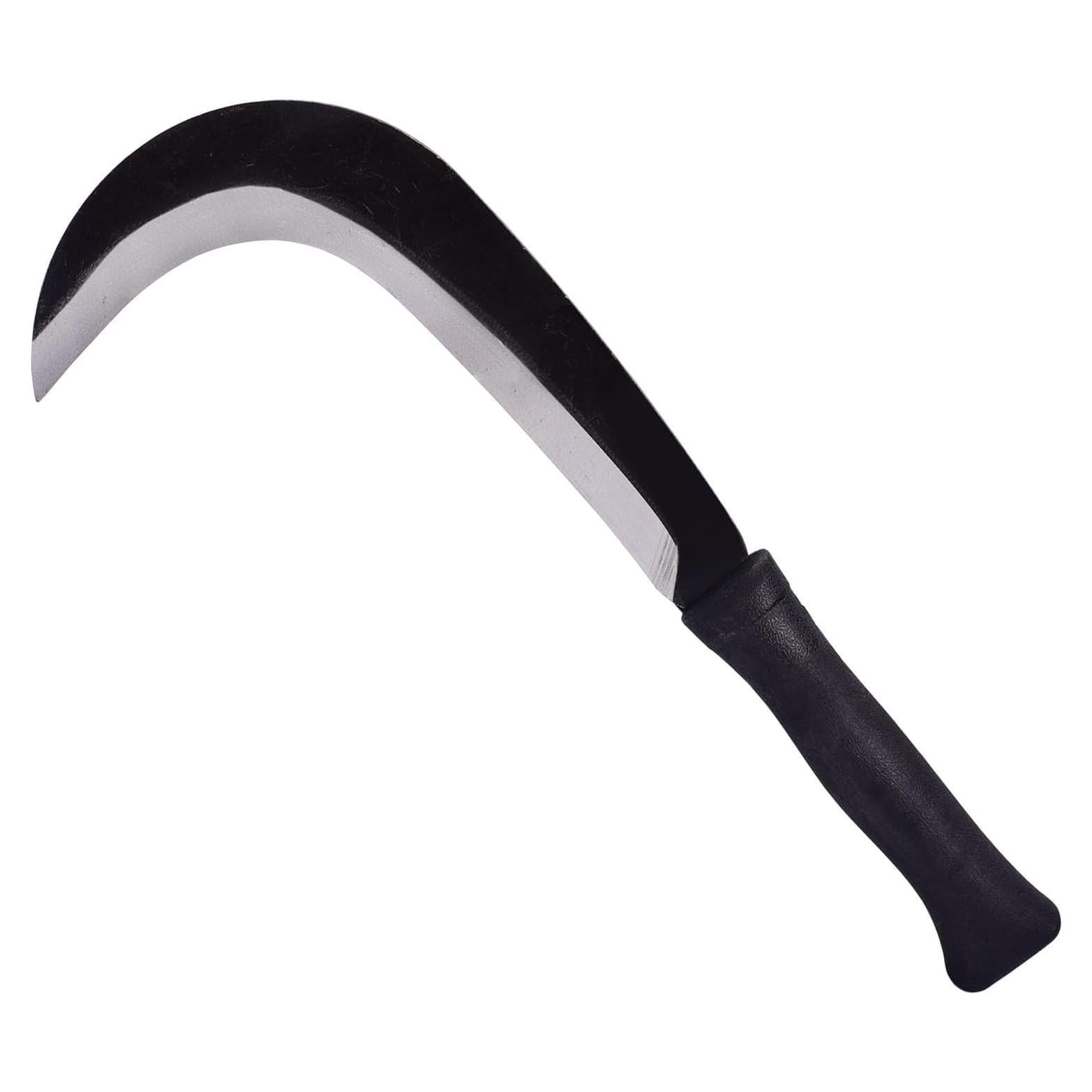 Hoz de Gancho EcoDigiLife 14" Acero al Carbono Mango Goma