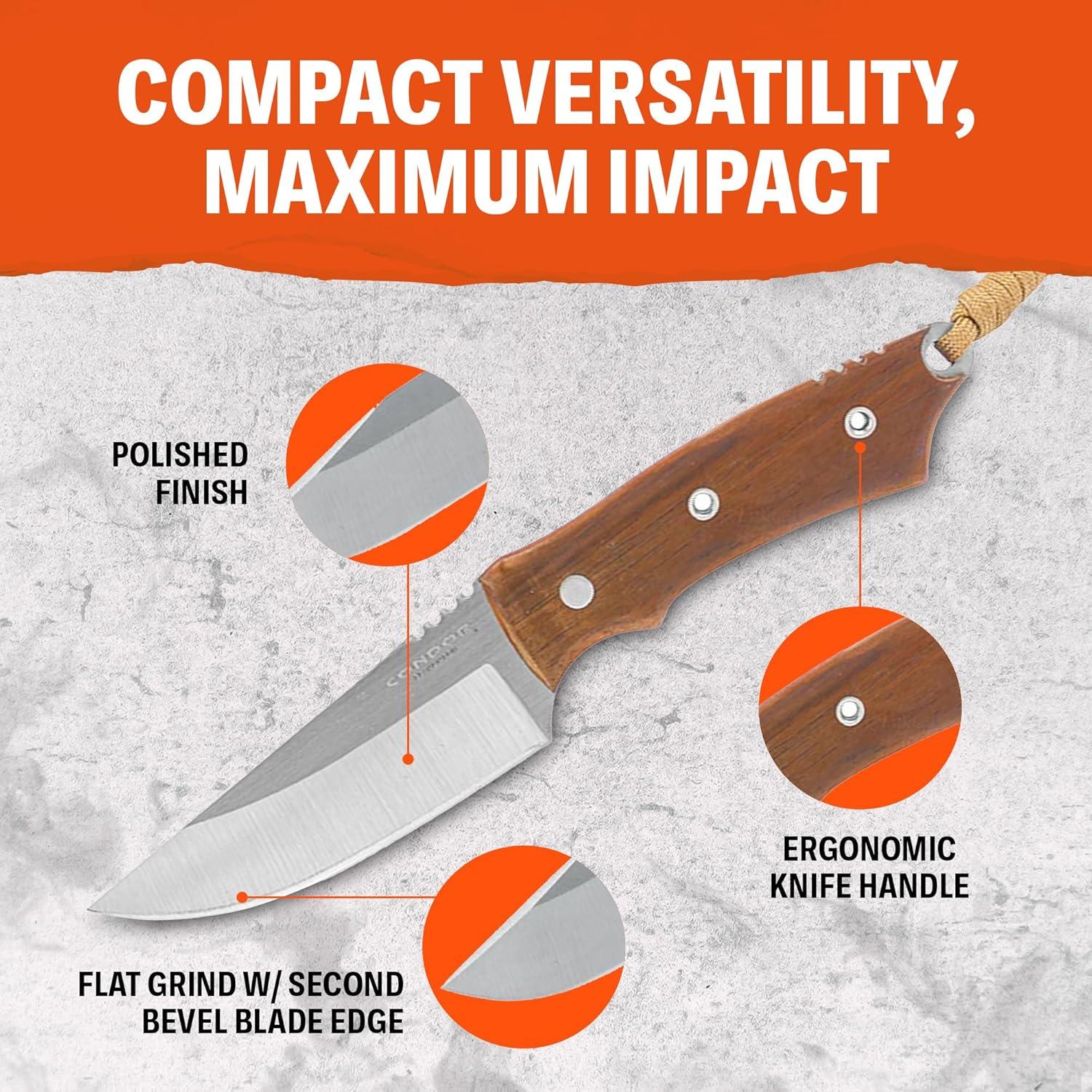Cuchillo de Caza Condor Tool & Knife CTK1164254C - Acero 440C