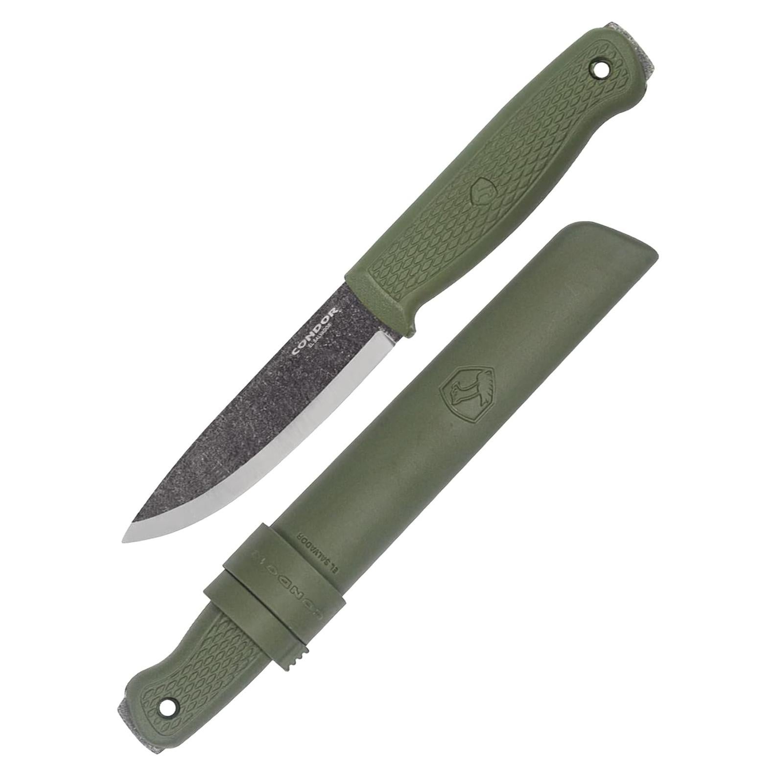 Cuchillo Bushcraft Condor Terrasaur 10.54cm Acero Carbono