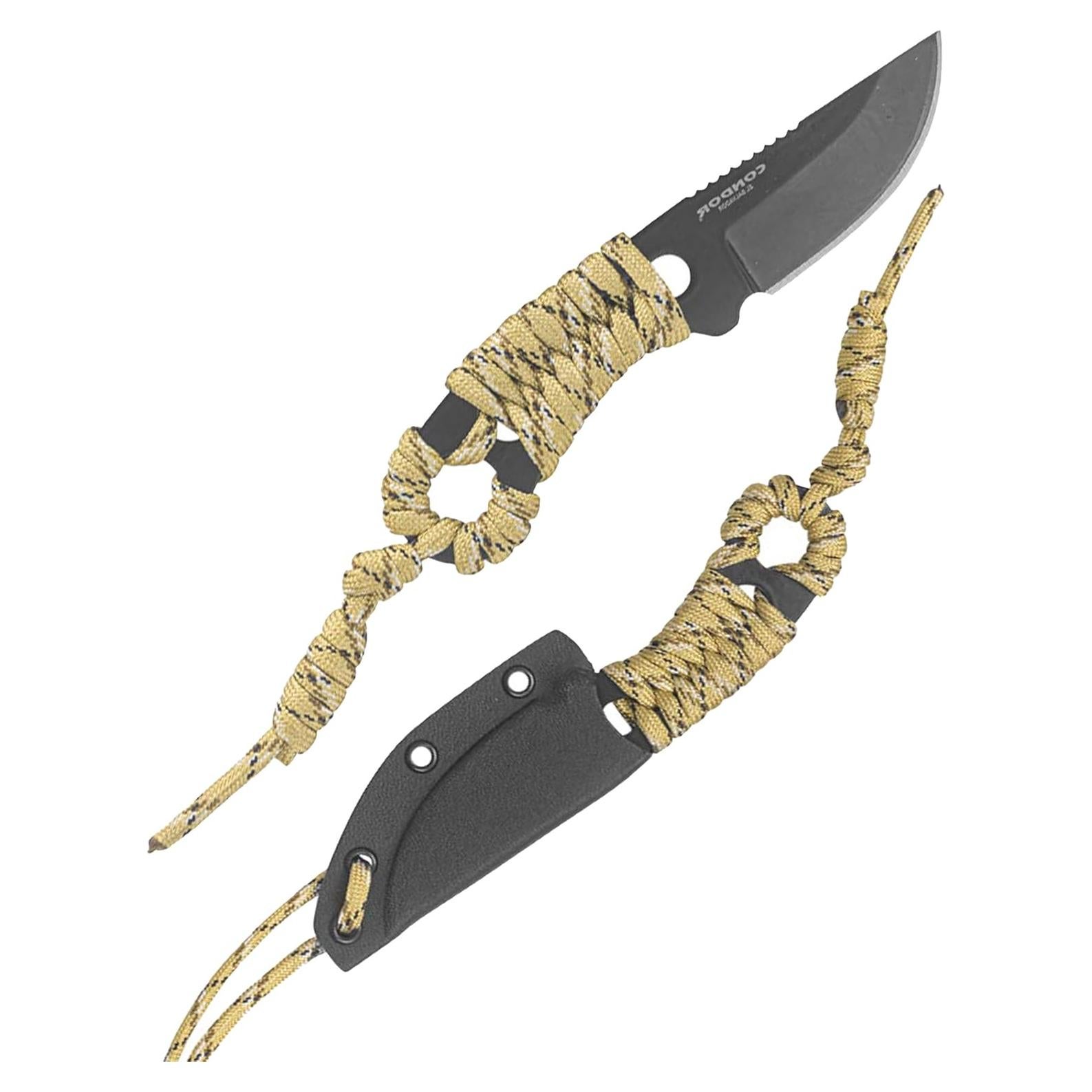 Cuchillo de Cuello Condor CTK80825HC Tan Desierto 13.7cm