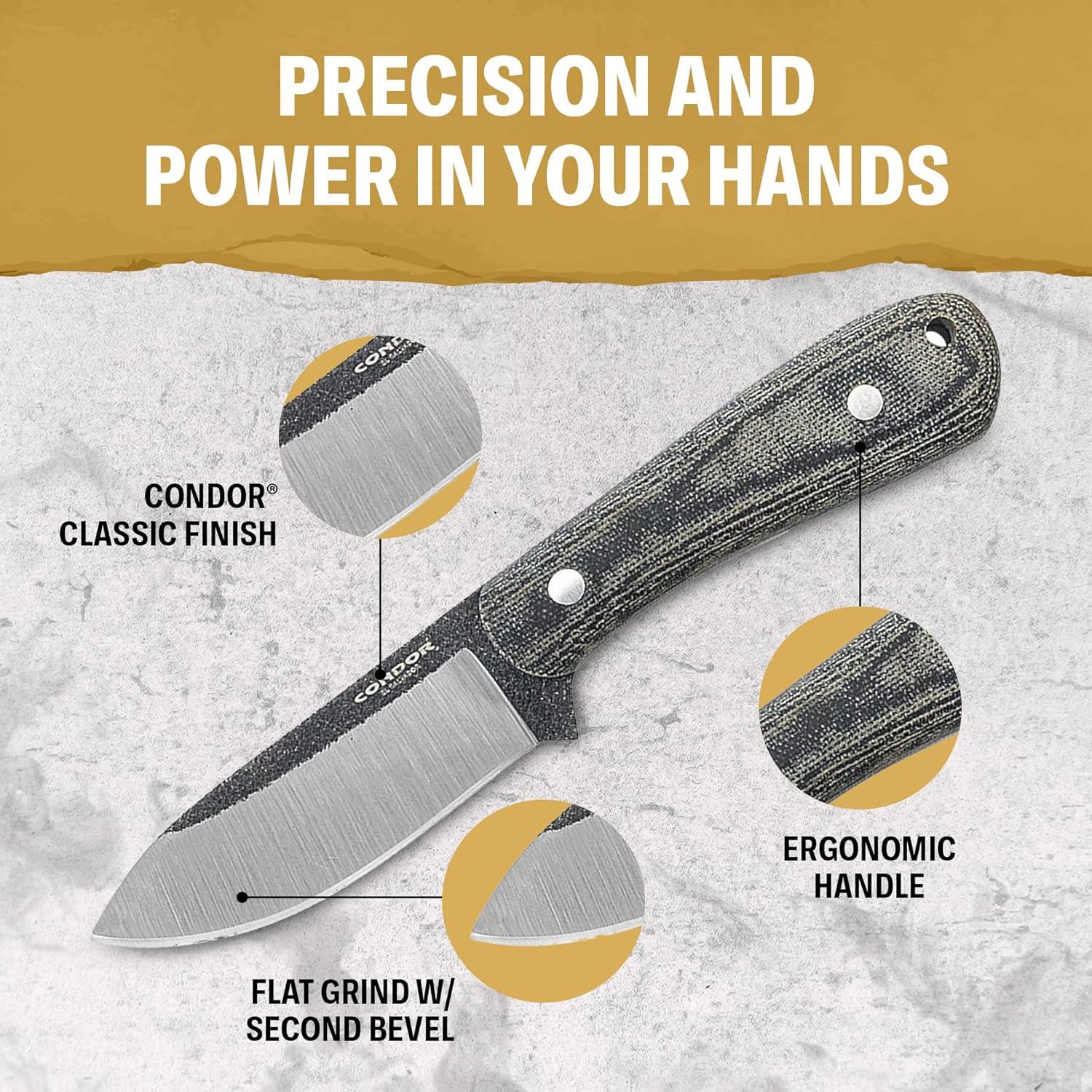 Cuchillo Fijo Ceres Condor Tool & Knife 9.11 cm Acero Inoxidable