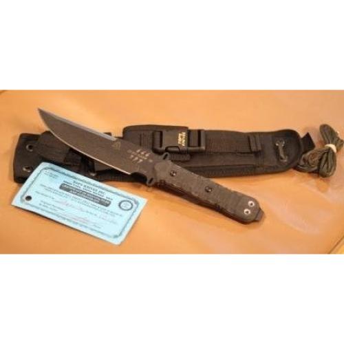 Cuchillo TOPS Cero Oscuro 30 cm Acero Carbono Full Tang