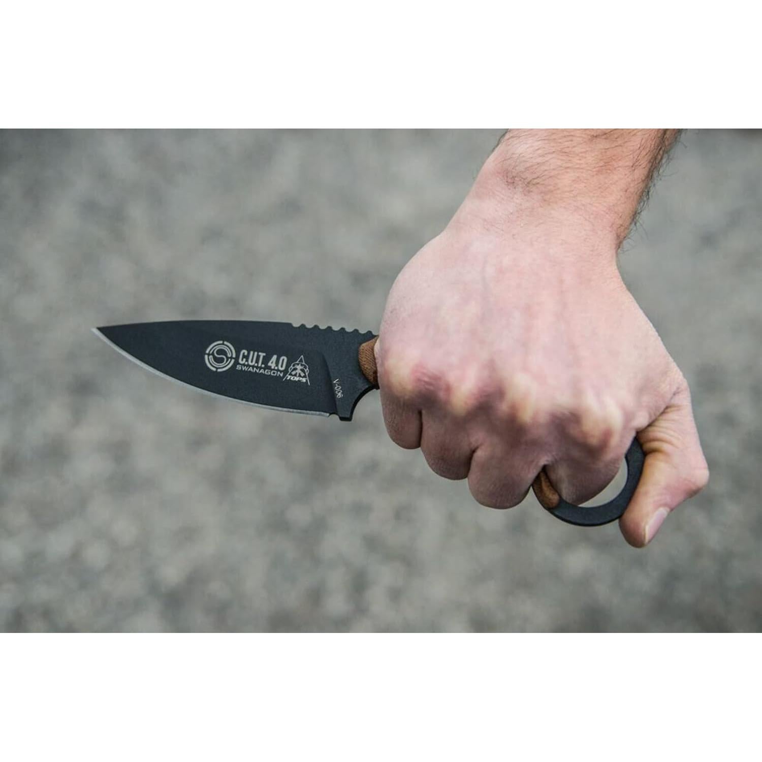 Cuchillo Fijo TOPS Knives Cut 4.0 Full Tang 10.8 cm