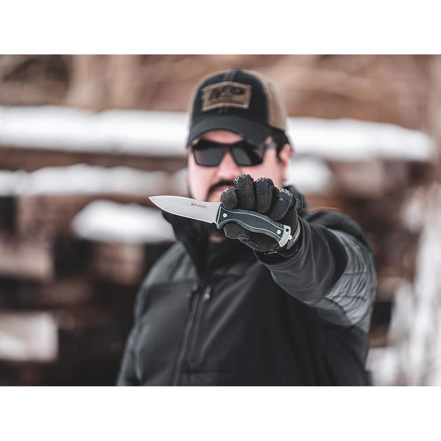 Cuchillo de Hoja Fija Smith & Wesson M&P 21.59cm G10 Táctico