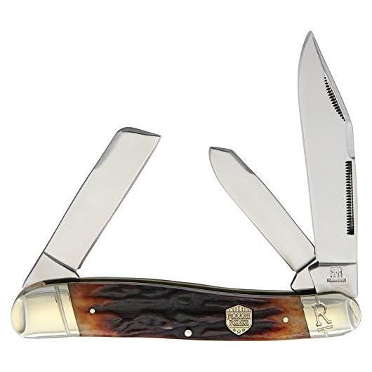 Cuchillo Grande Rough Rider RR1799 Hueso de Ciervo 12.39cm