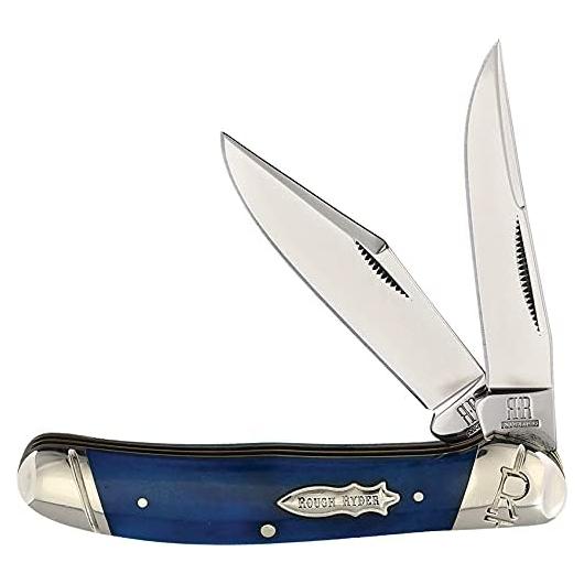 Cuchillo de bolsillo Rough Ryder Copperhead Blue 11.4 cm