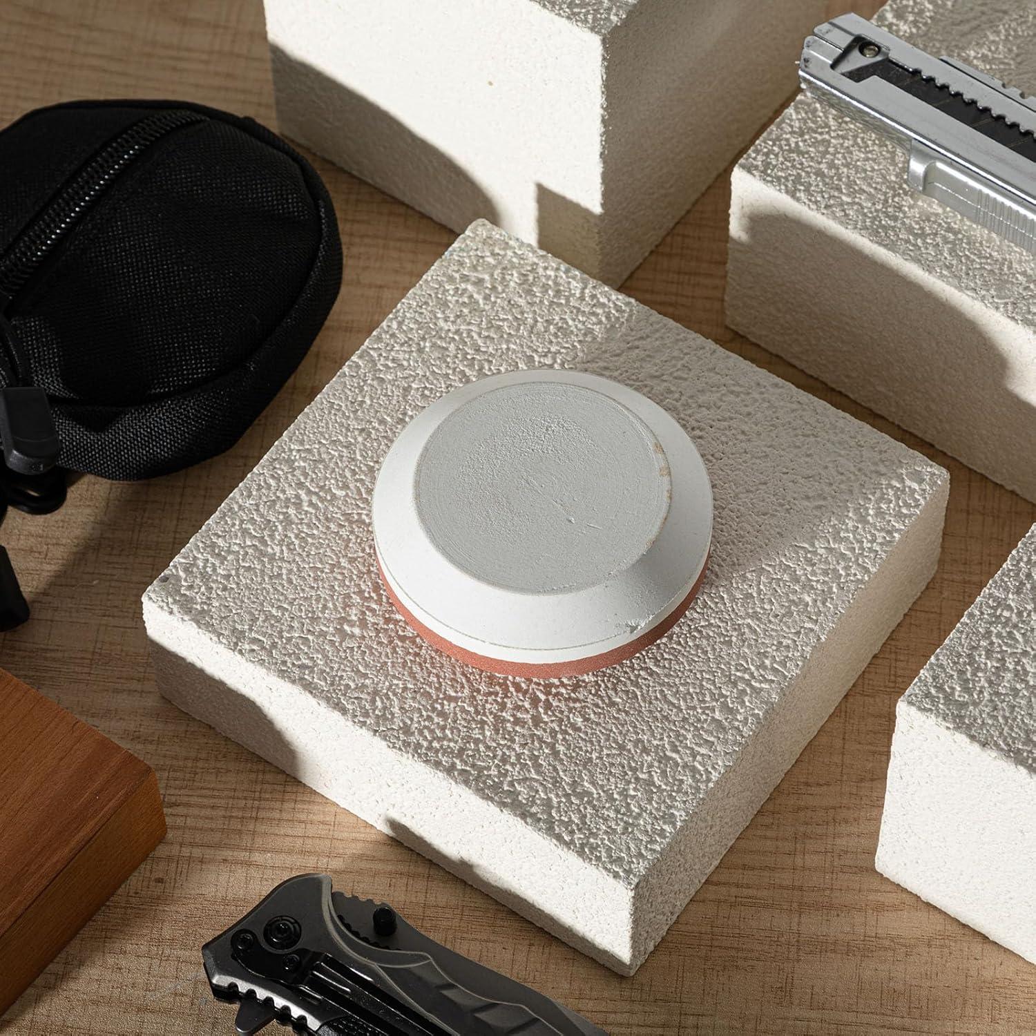 Afilador de Hacha Lanties Doble Cara 180/320 con Bolsa