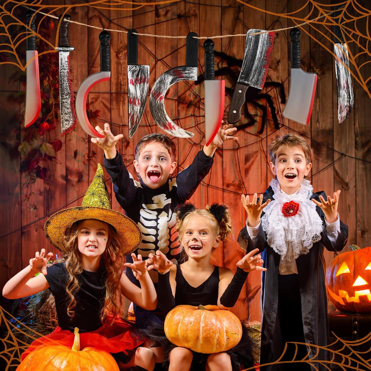 Set 3 Cuchillos de Halloween Juguete Plástico Sumind