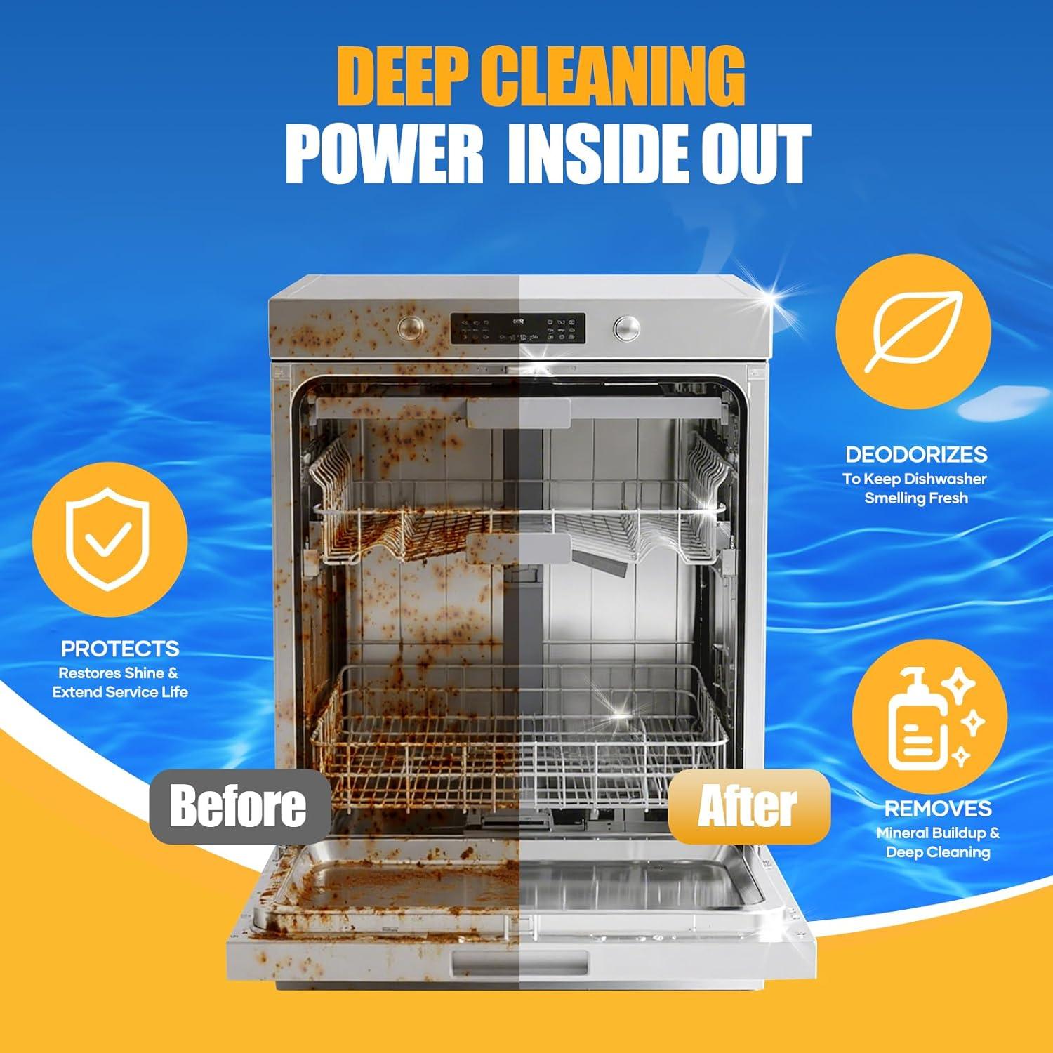 Tabletas Limpiadoras de Lavavajillas 32 Unidades - Aroma a Limón